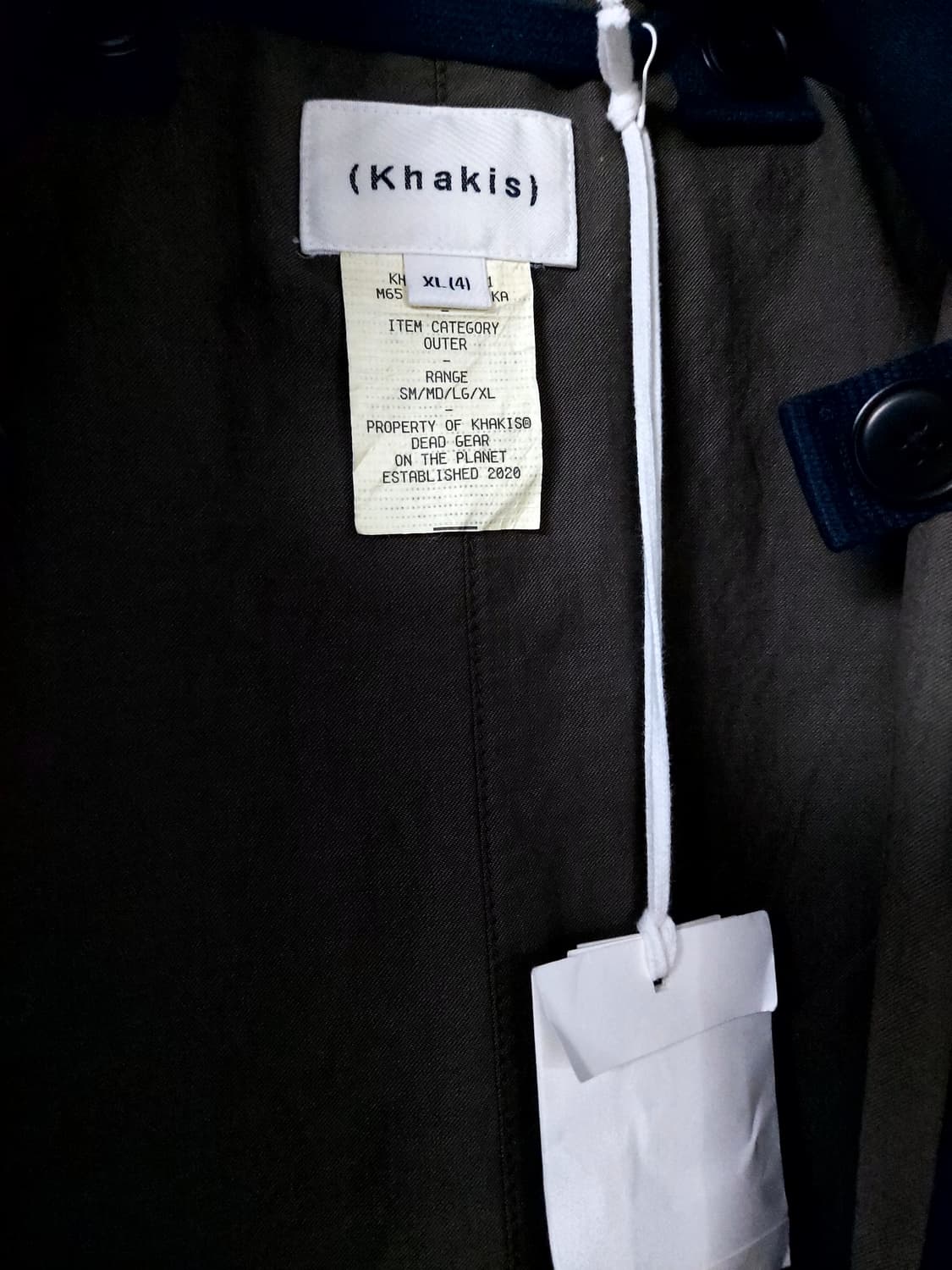 카키스 m65 피쉬테일 네이비 XL  24fw 상품이미지3