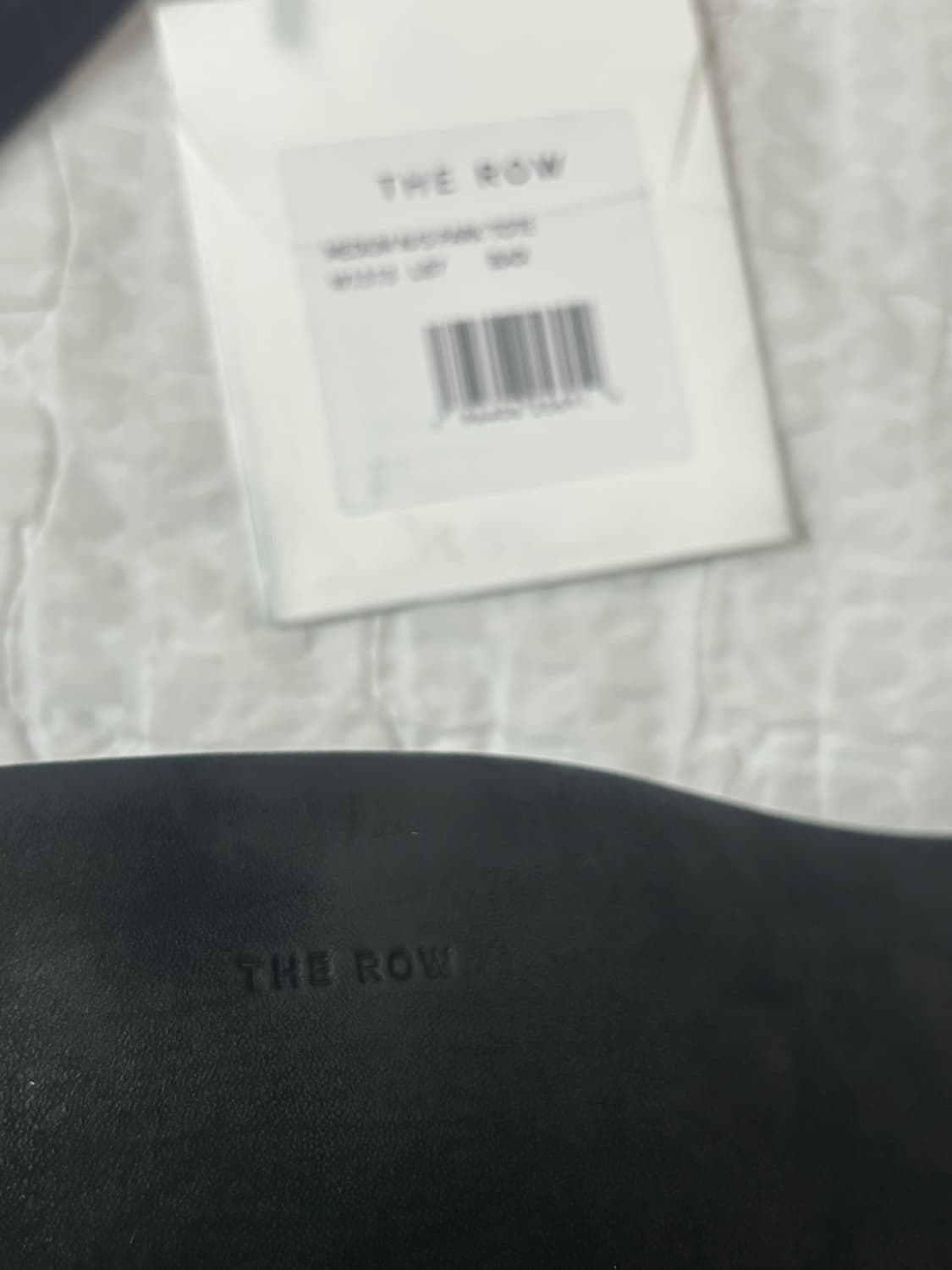 The row 더로우 파크백 미듐 누벅 스웨이드 블랙 상품이미지8