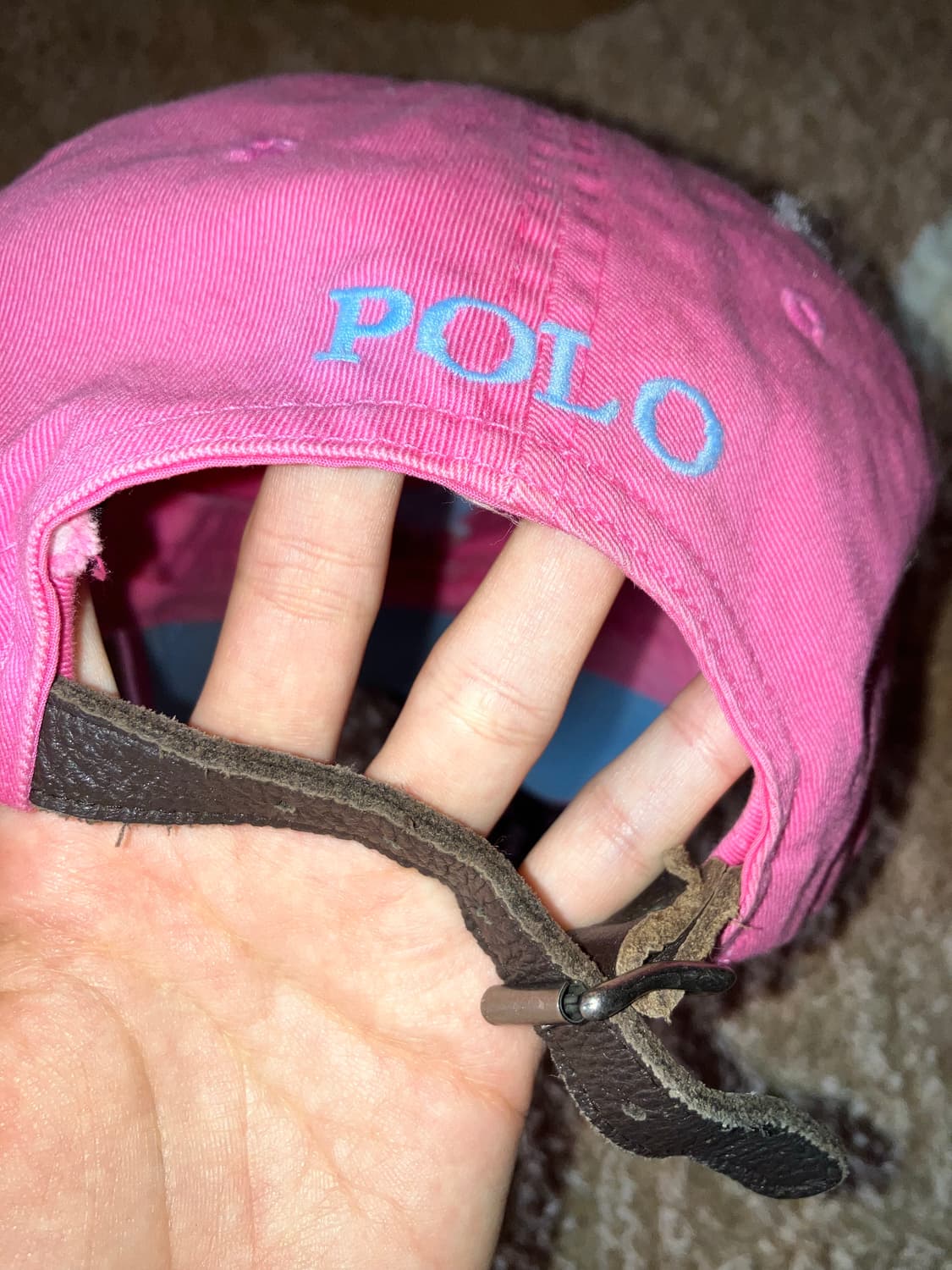 폴로/골라 핑크 볼캡 상품이미지3