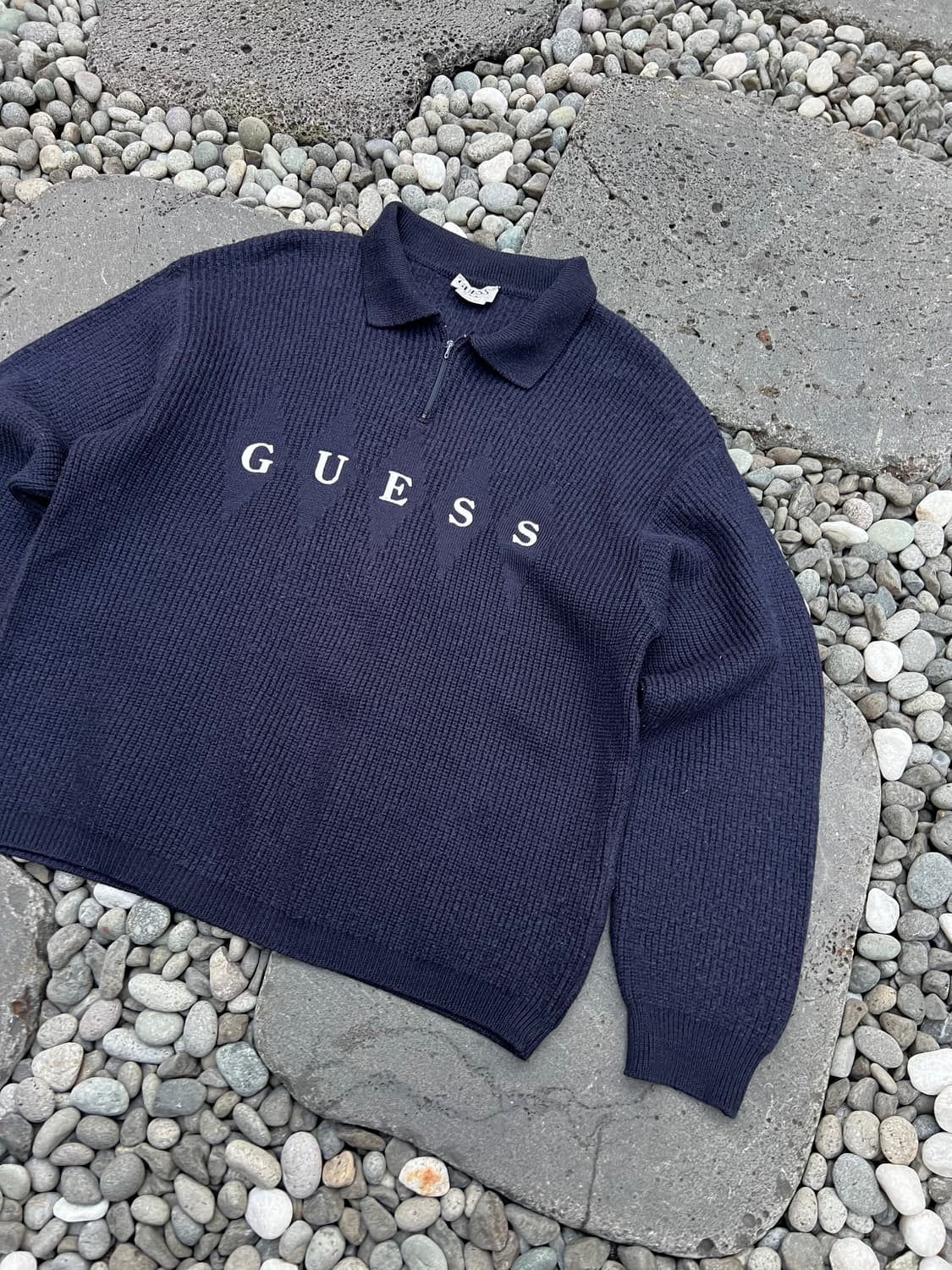 1990s GUESS HALF ZIP UP SWEATER 게스하프집업니트 상품이미지5