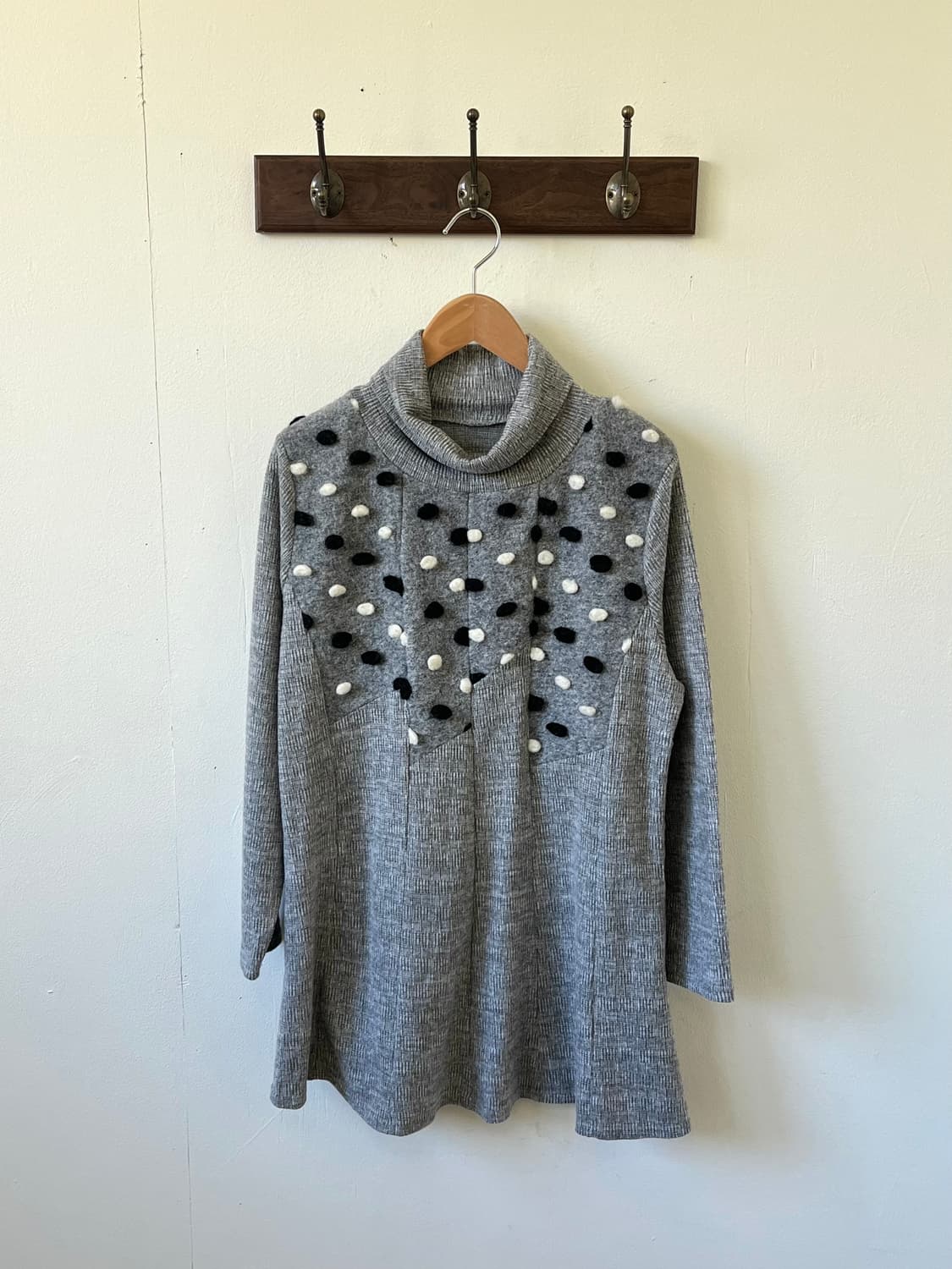 GRAND Paris 도트 롱 터틀넥 상품이미지1