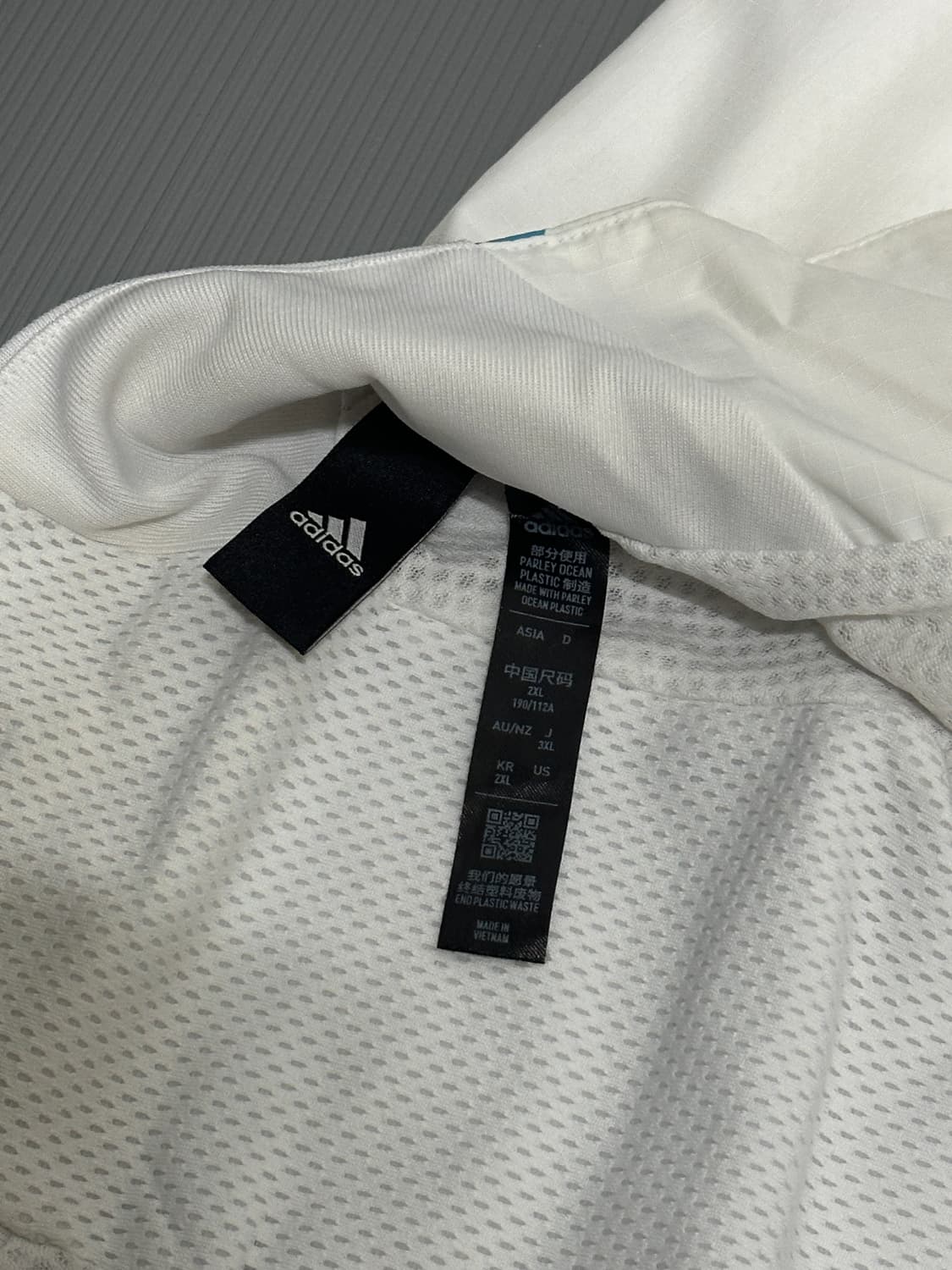 아디다스 아르헨티나 바람막이 자켓 화이트 2XL 상품이미지5