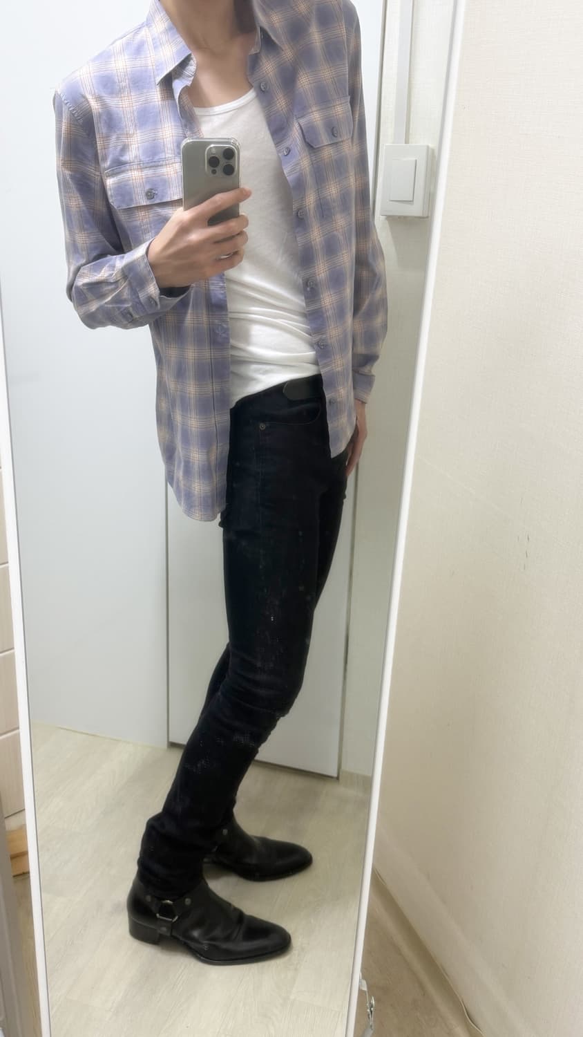 Armani Exchange Check Shirt 상품이미지2
