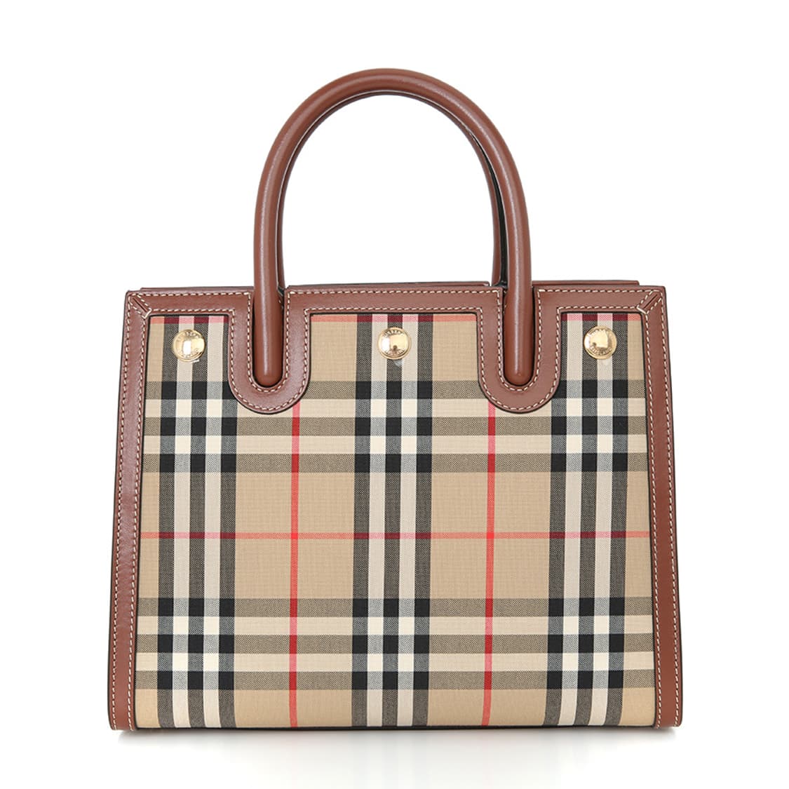 버버리 베이비 타이틀 배너 토트백 체크숄더 크로스 8025267 상품이미지4