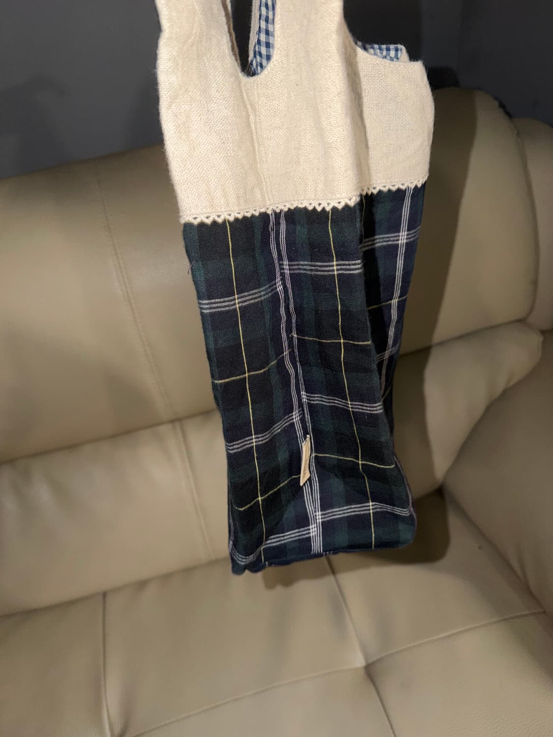 check pattern tree point tote bag 상품이미지4