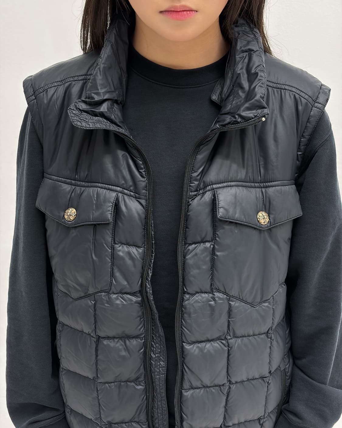 Chrome Hearts Dagger Puffer Vest 상품이미지1