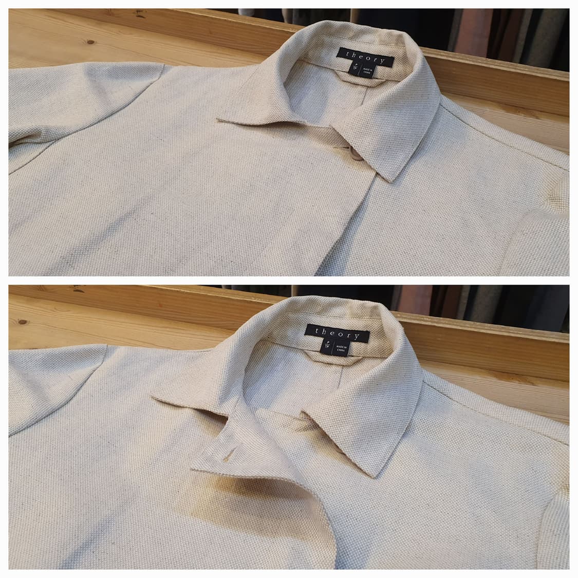 66.띠어리 린넨 클로즈자켓 상품이미지3