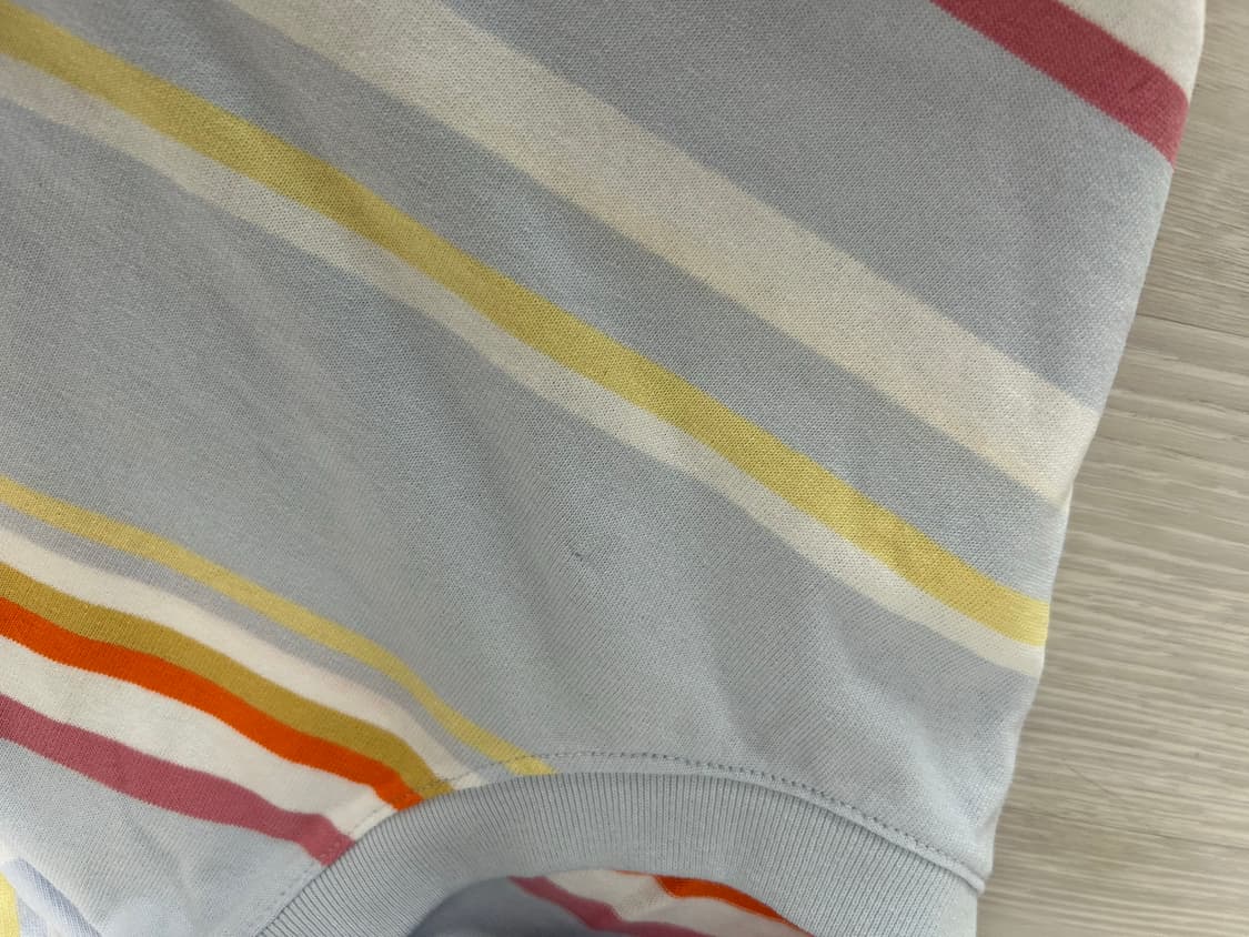 유니클로 JW앤더슨 스트라이프T 블루 L사이즈 상품이미지5