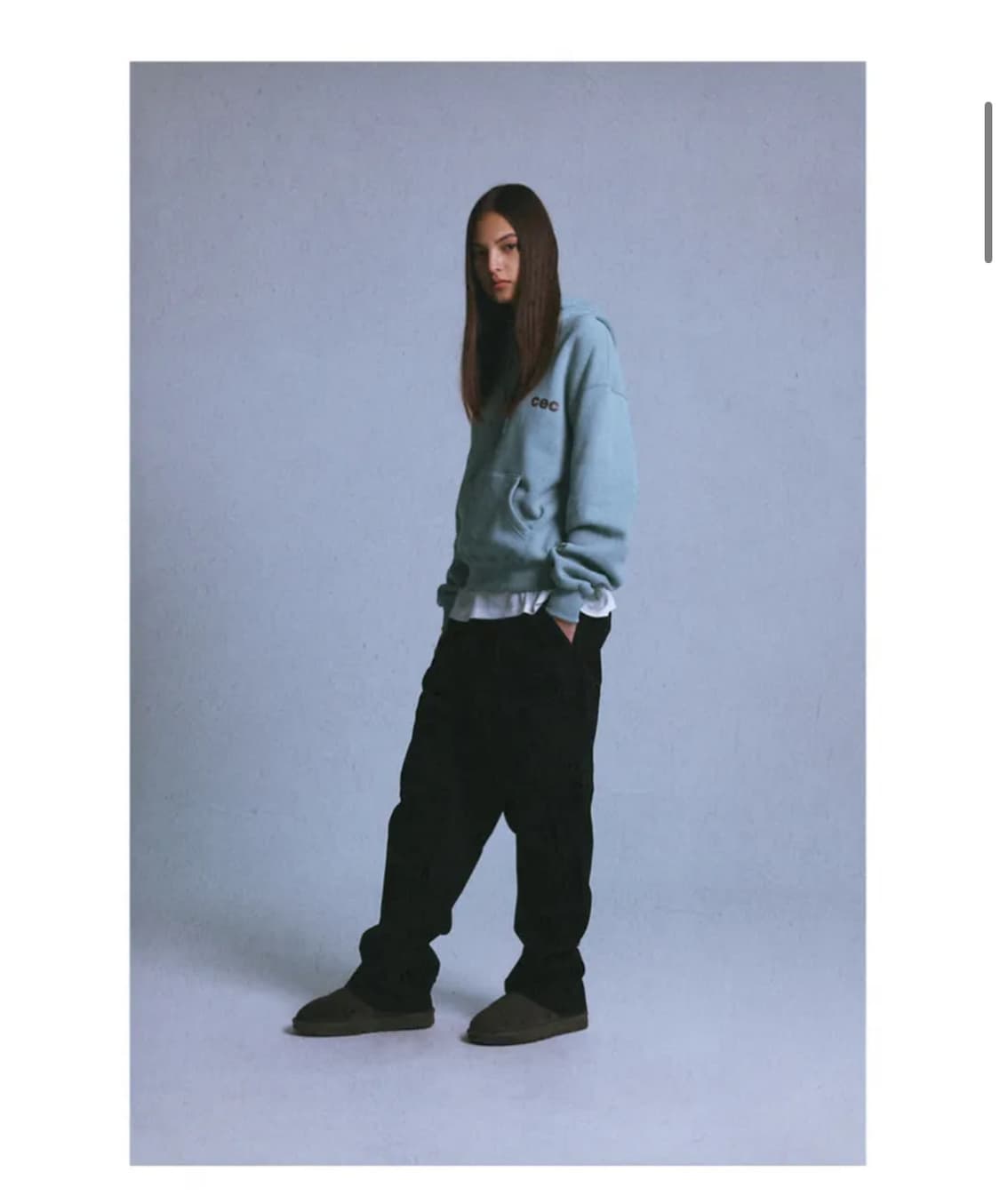 챈스챈스 CEC WOMAN HOODIE(MINT) 상품이미지3