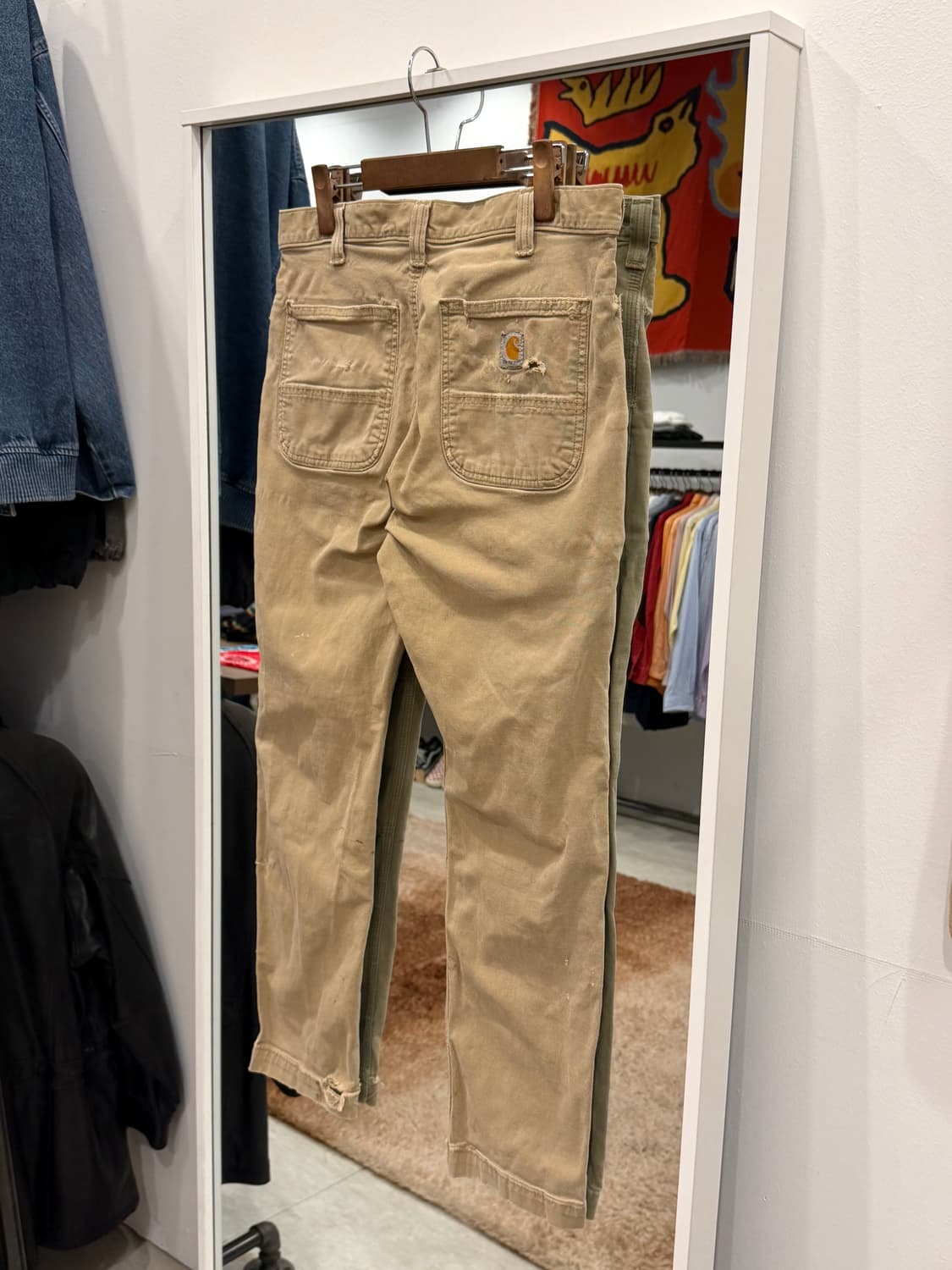 Carhartt 칼하트 디스트로이드 빈티지 워크 팬츠 (34inch) 상품이미지5