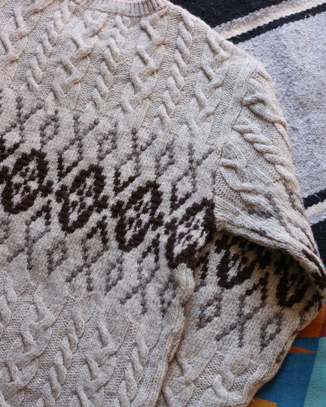 엘엘빈 80s 패어아일 믹스 피셔맨 니트 상품이미지7