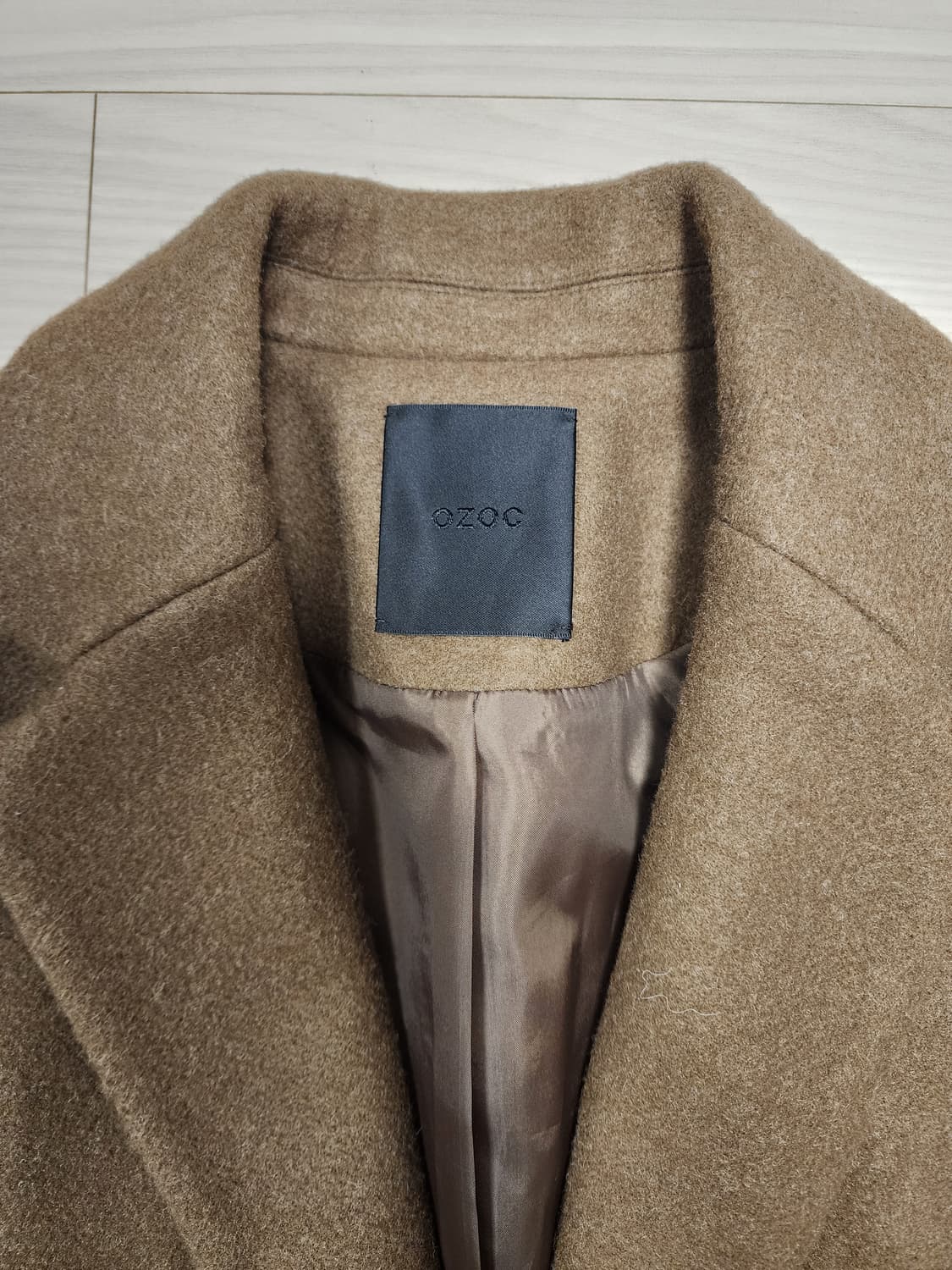 오조크 OZOC 브라운 색상 자켓 코트  상품이미지6