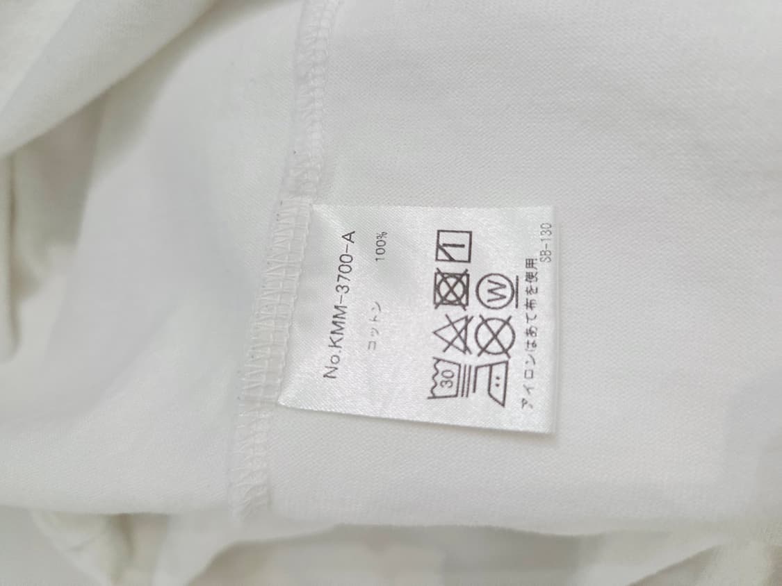 메종키츠네x토일렛페이퍼. 반팔 티셔츠 화이트_XS 상품이미지8