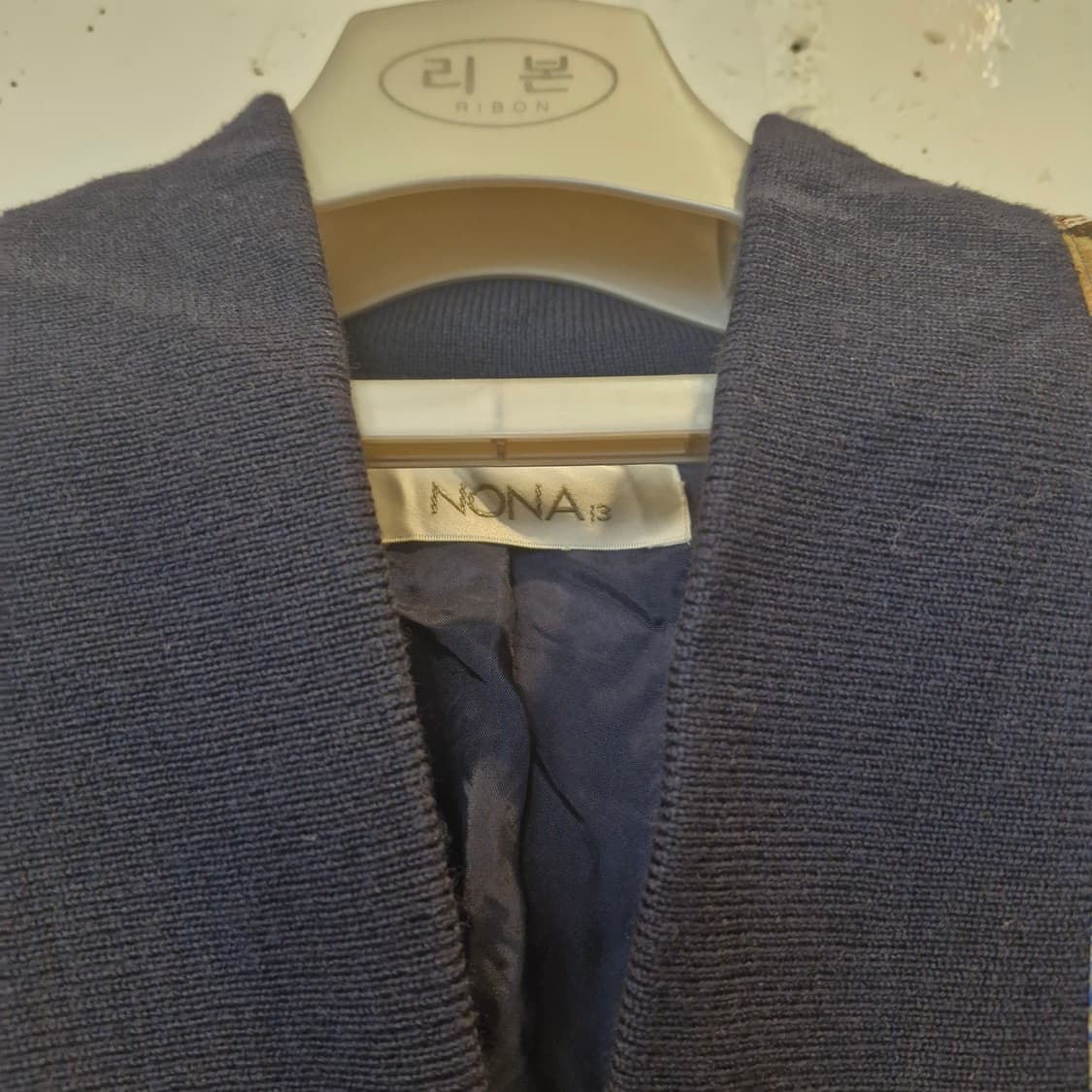 JPN 빈티지 패턴 울 블루종 자켓 상품이미지4