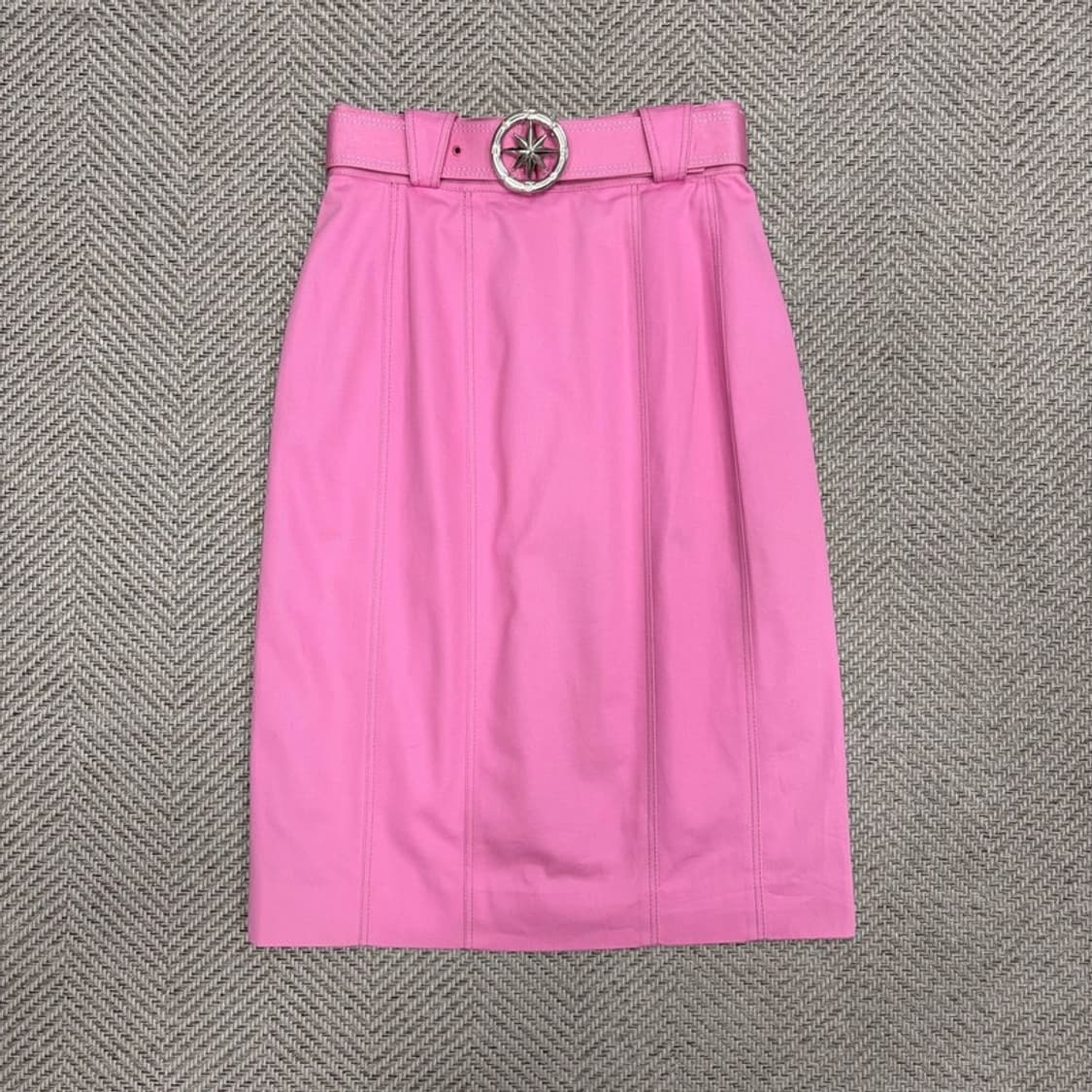 꾸레주 벨티드 미디 스커트 v1107 상품이미지1