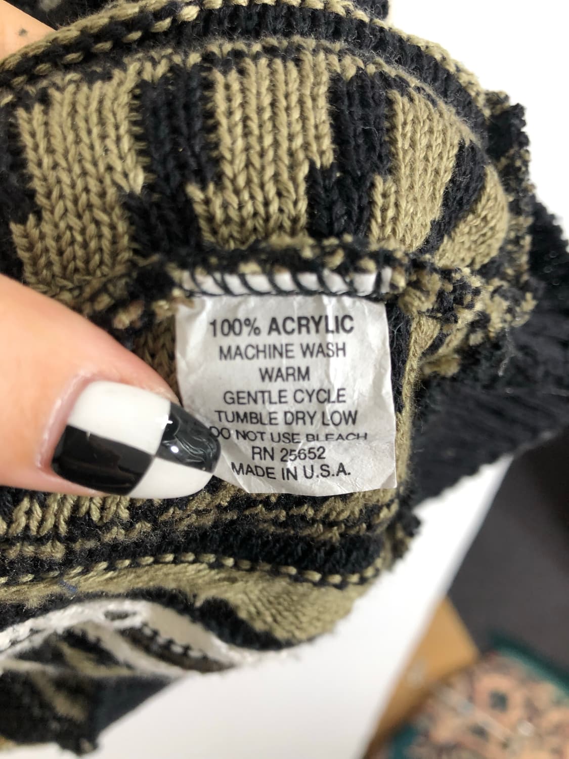 베이지 케이블 니트 Xl 상품이미지8