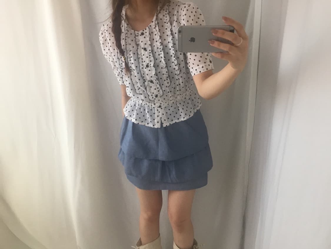 735. kisses dots blouse  상품이미지6
