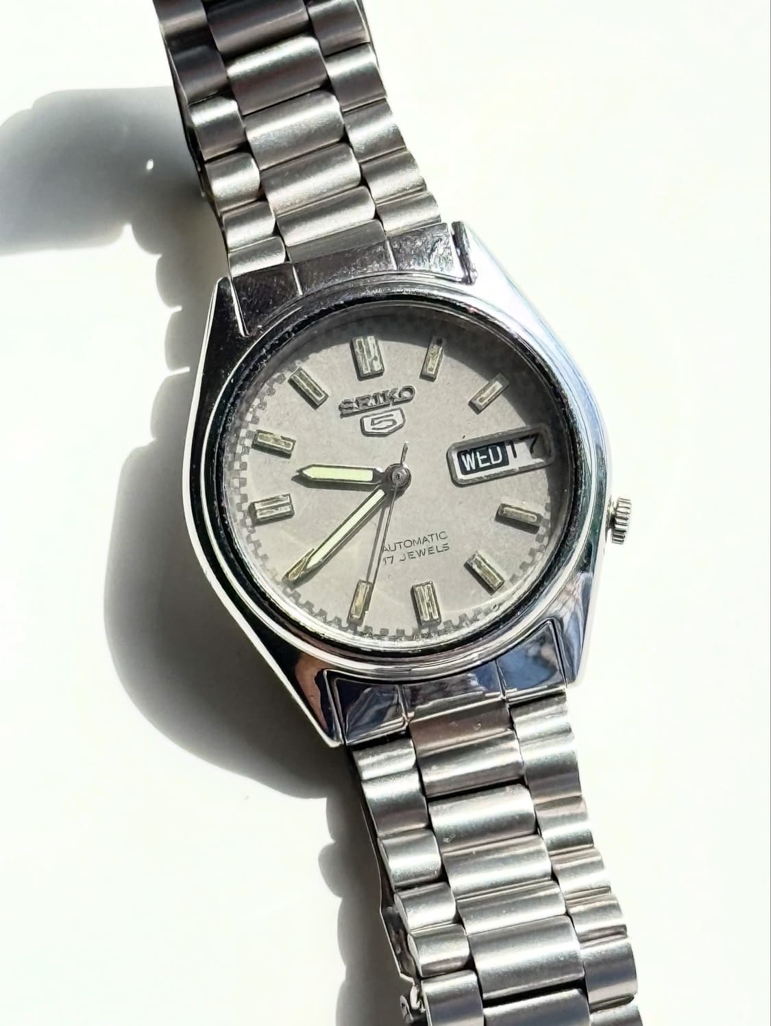 80s Seiko5 Automatic Vintage Metal Watch 상품이미지1