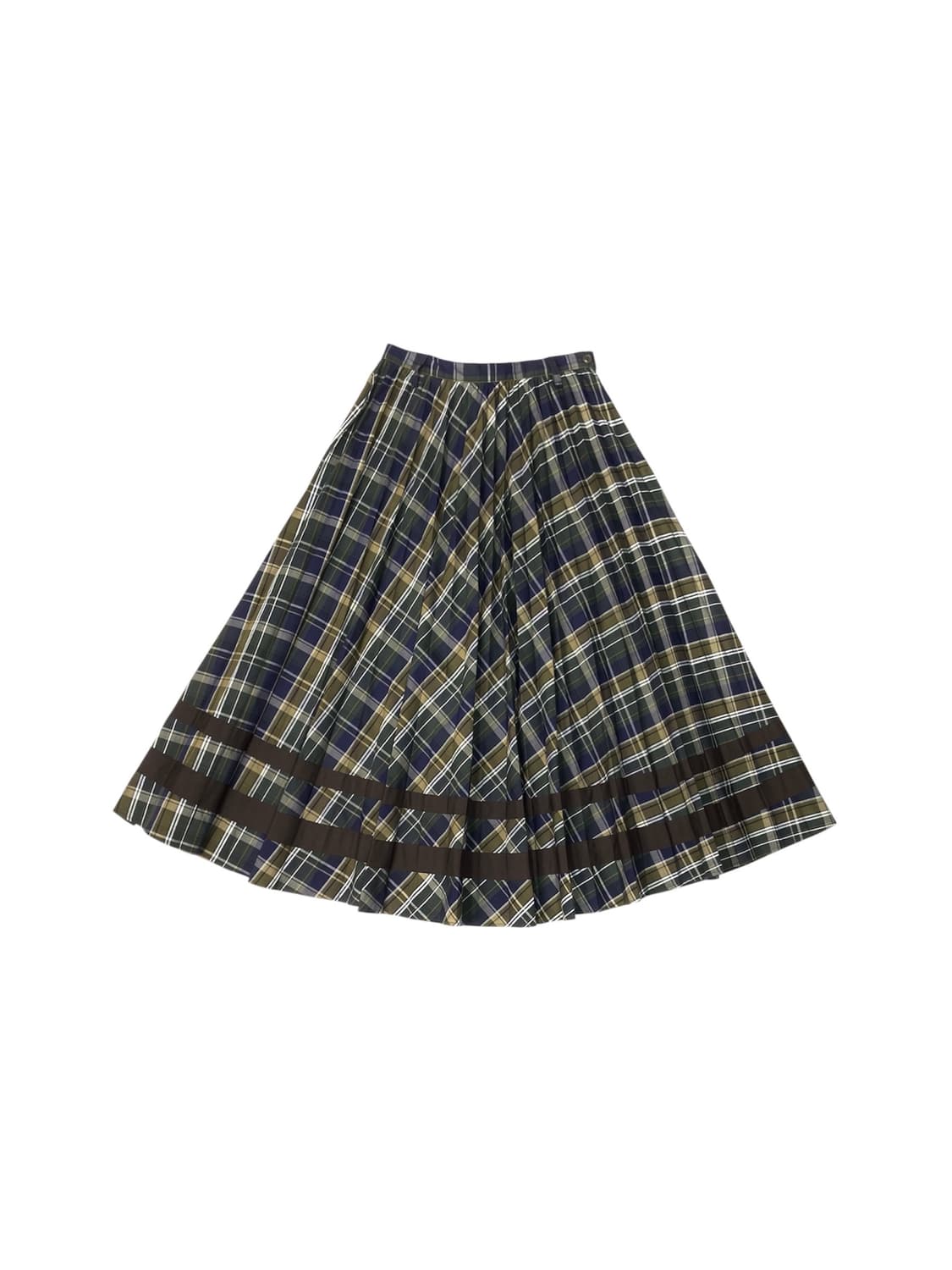 Ne-net Check Pleated Skirt 상품이미지1