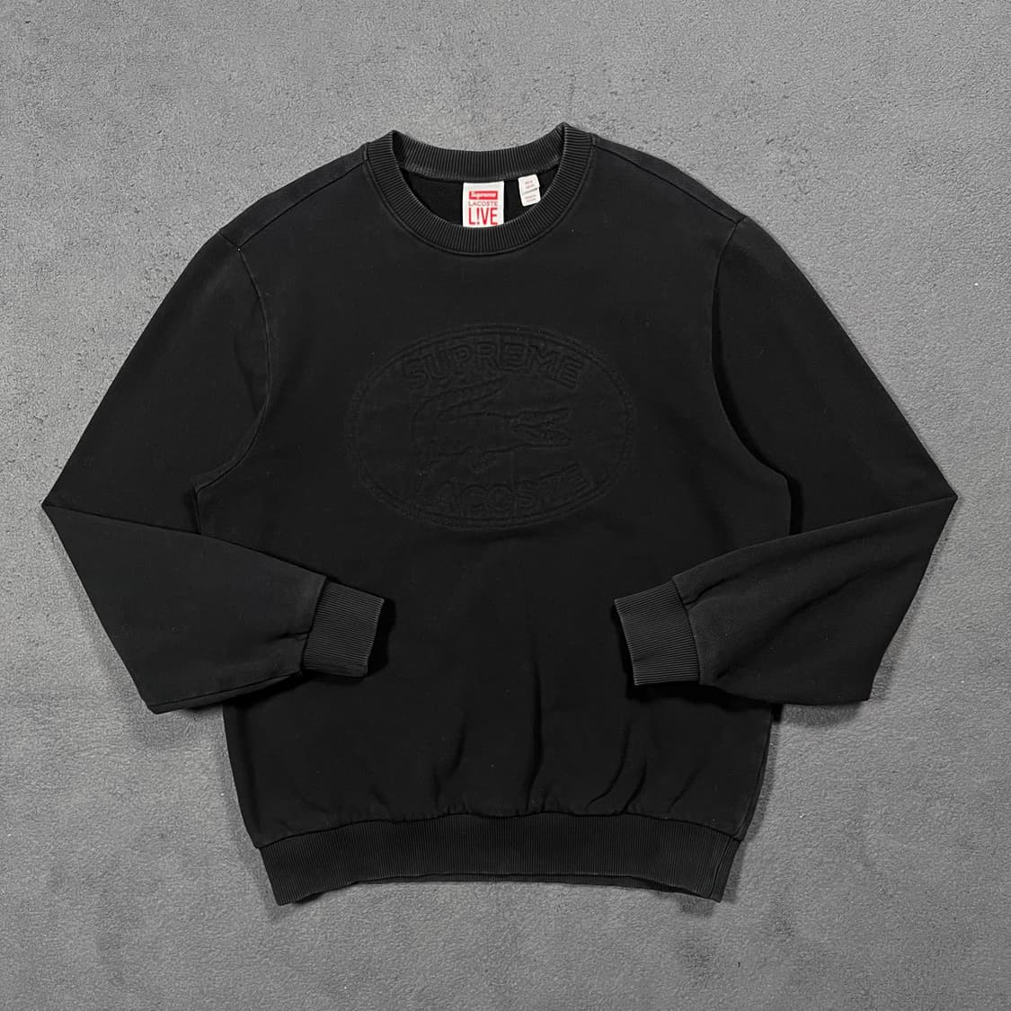 Supreme x Lacoste 슈프림 라코스테 빅로고 맨투맨 상품이미지2