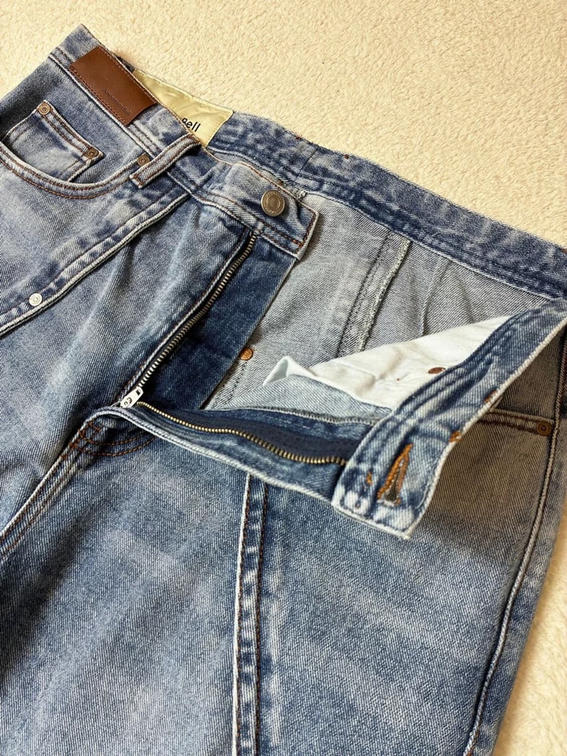 앤더슨벨 매튜 커브드 진 데님 팬츠 PN7358 상품이미지3