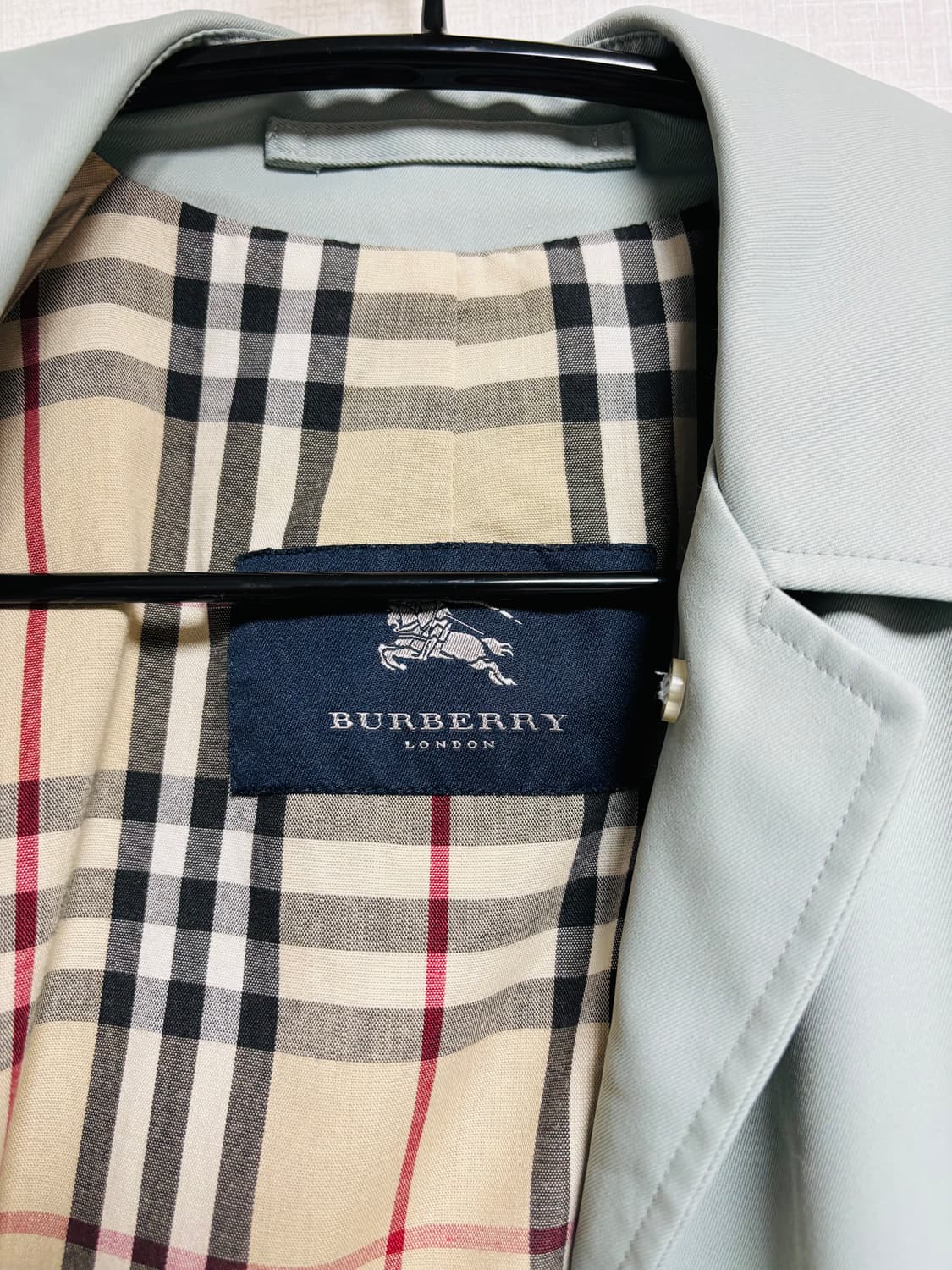 BURBERRY LONDON 클래식 체크 안감 싱글 트렌치코트 상품이미지4