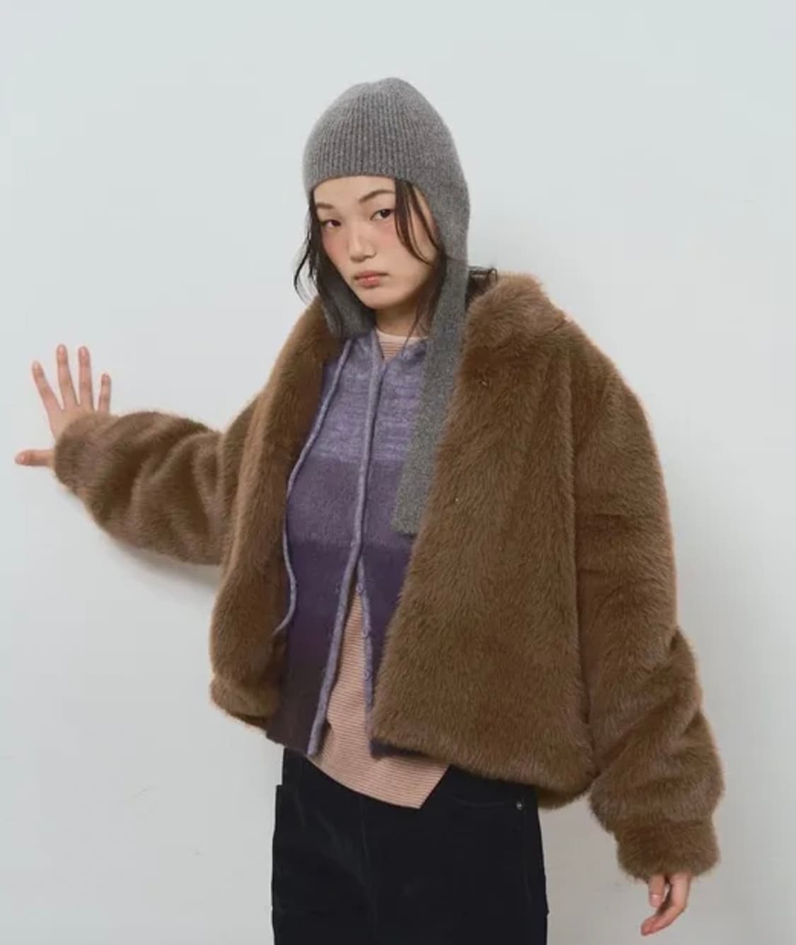 퍼 블루종 자켓 상품이미지3