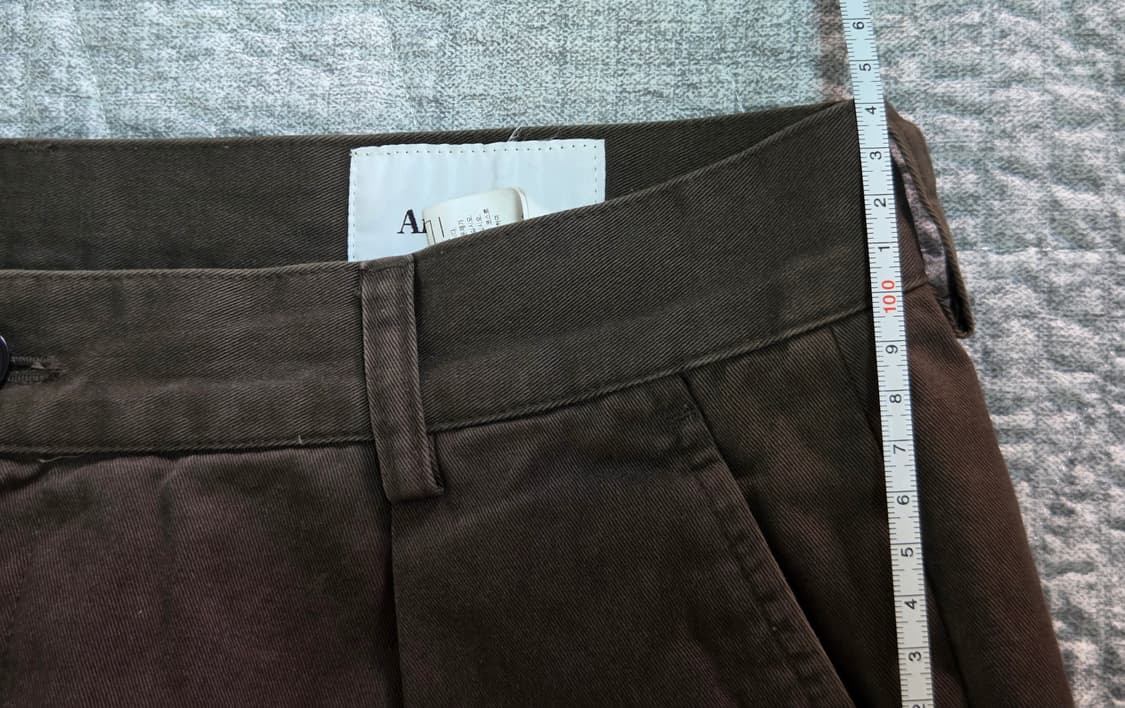 아트이프액츠 원턱 치노팬츠 올리브 L사이즈 판매합니다 상품이미지6