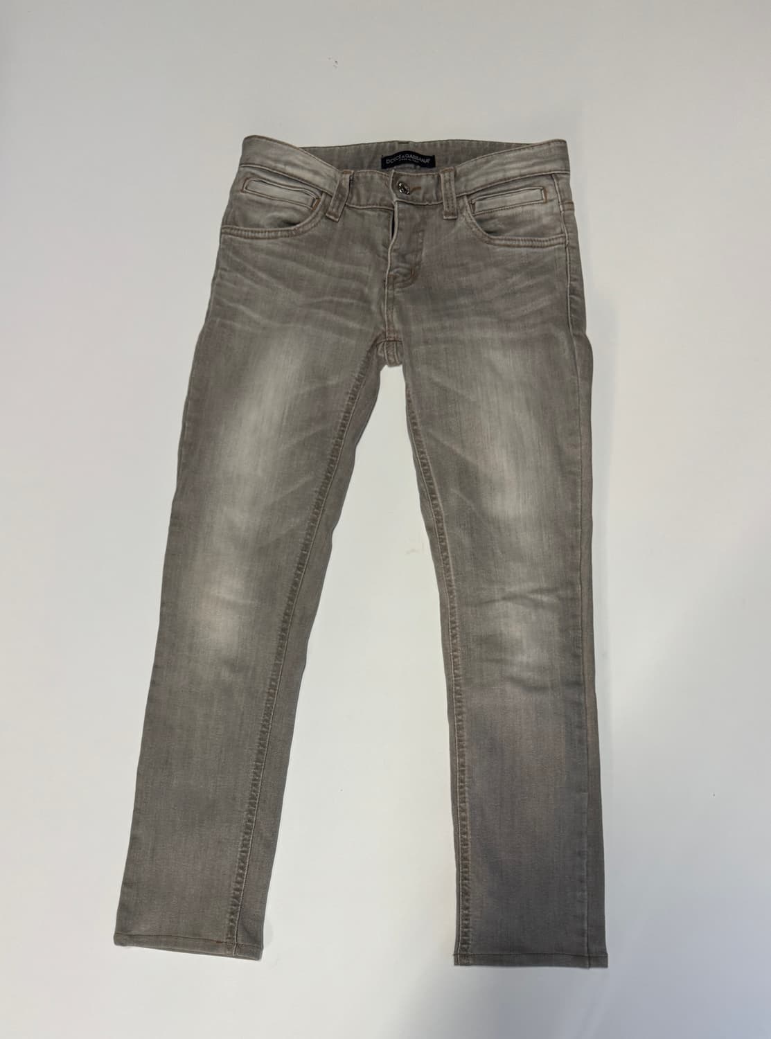 여성 돌체앤가바나 빈티지 그레이 워싱 데님팬츠 29인치 상품이미지1