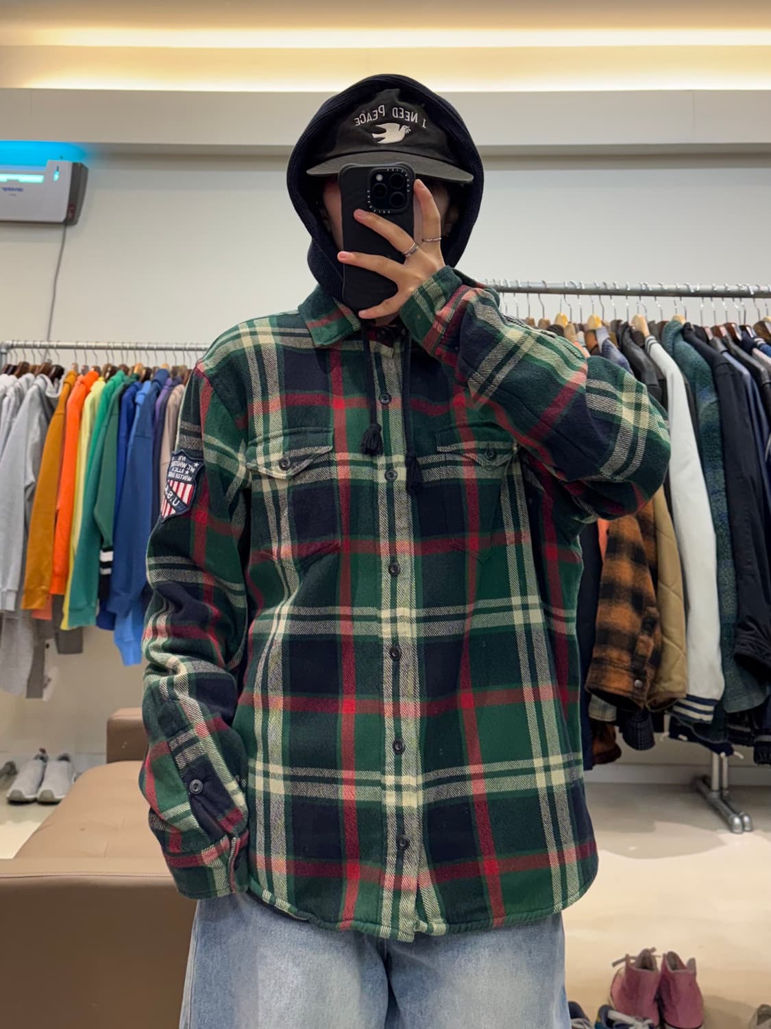 폴로 랄프로렌 플란넬 후드 셔츠 상품이미지9