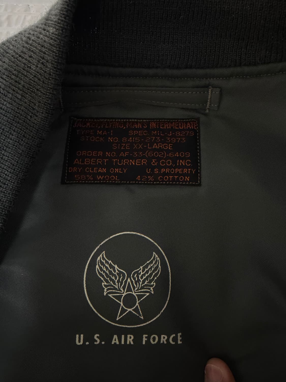 [XXL] 버즈릭슨 알바트터너 MA-1 상품이미지6