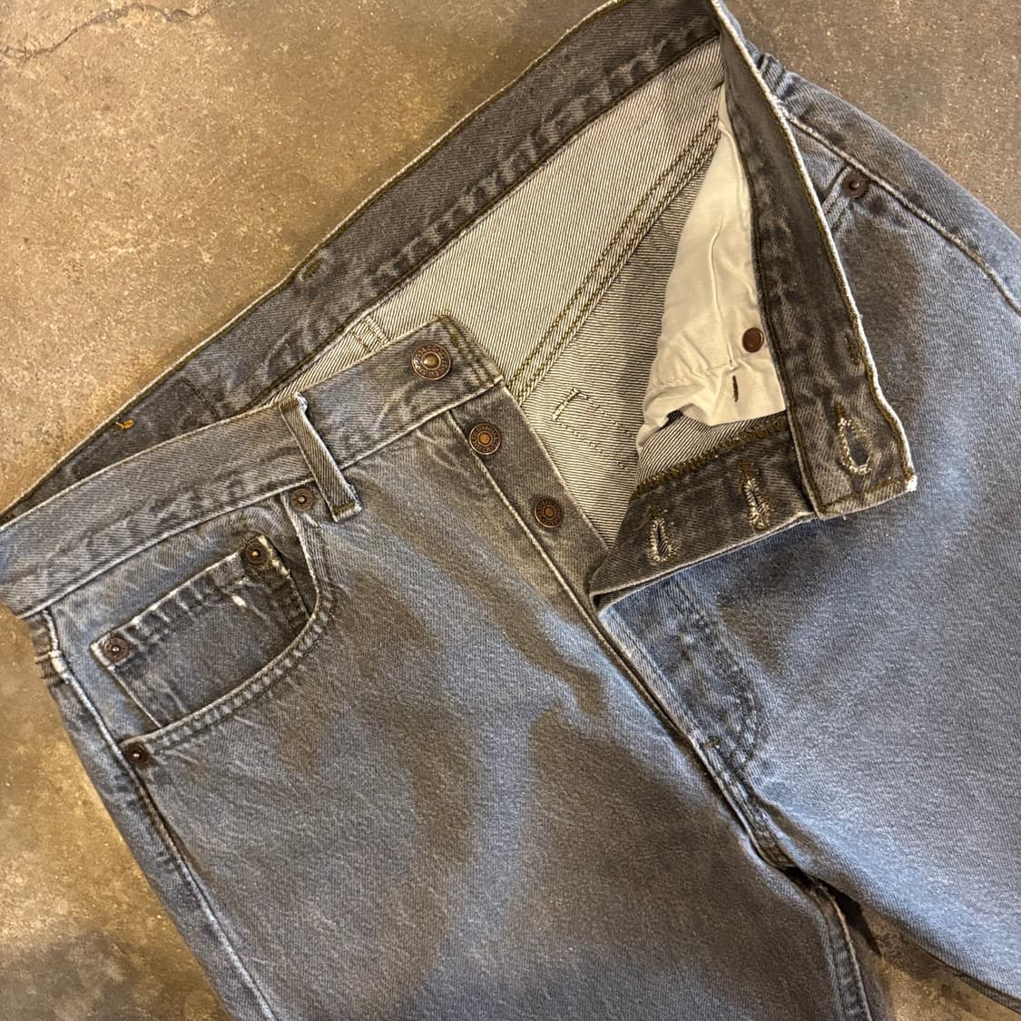 90년대 미국 리바이스 501 흑청 상품이미지5