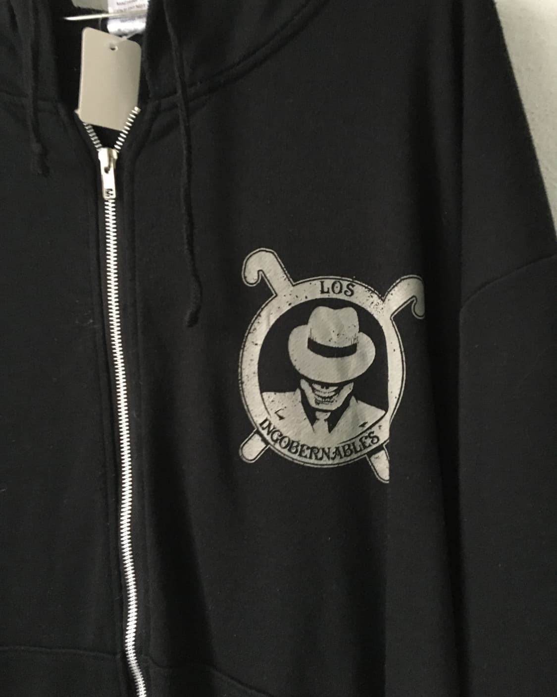 Back skull hood zip up 상품이미지4