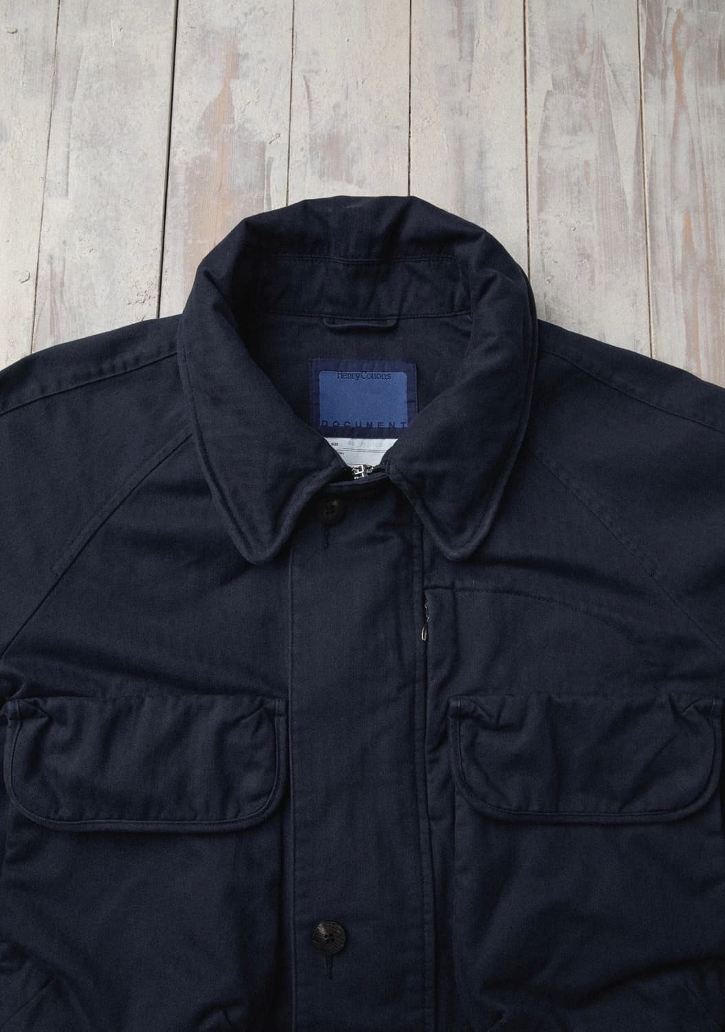 (새상품급) [FFC x DOCUMENT] 헨리코튼 도큐먼트 피싱 자켓 상품이미지3
