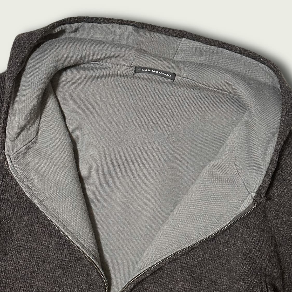 클럽모나코 니트 후드집업 상품이미지3