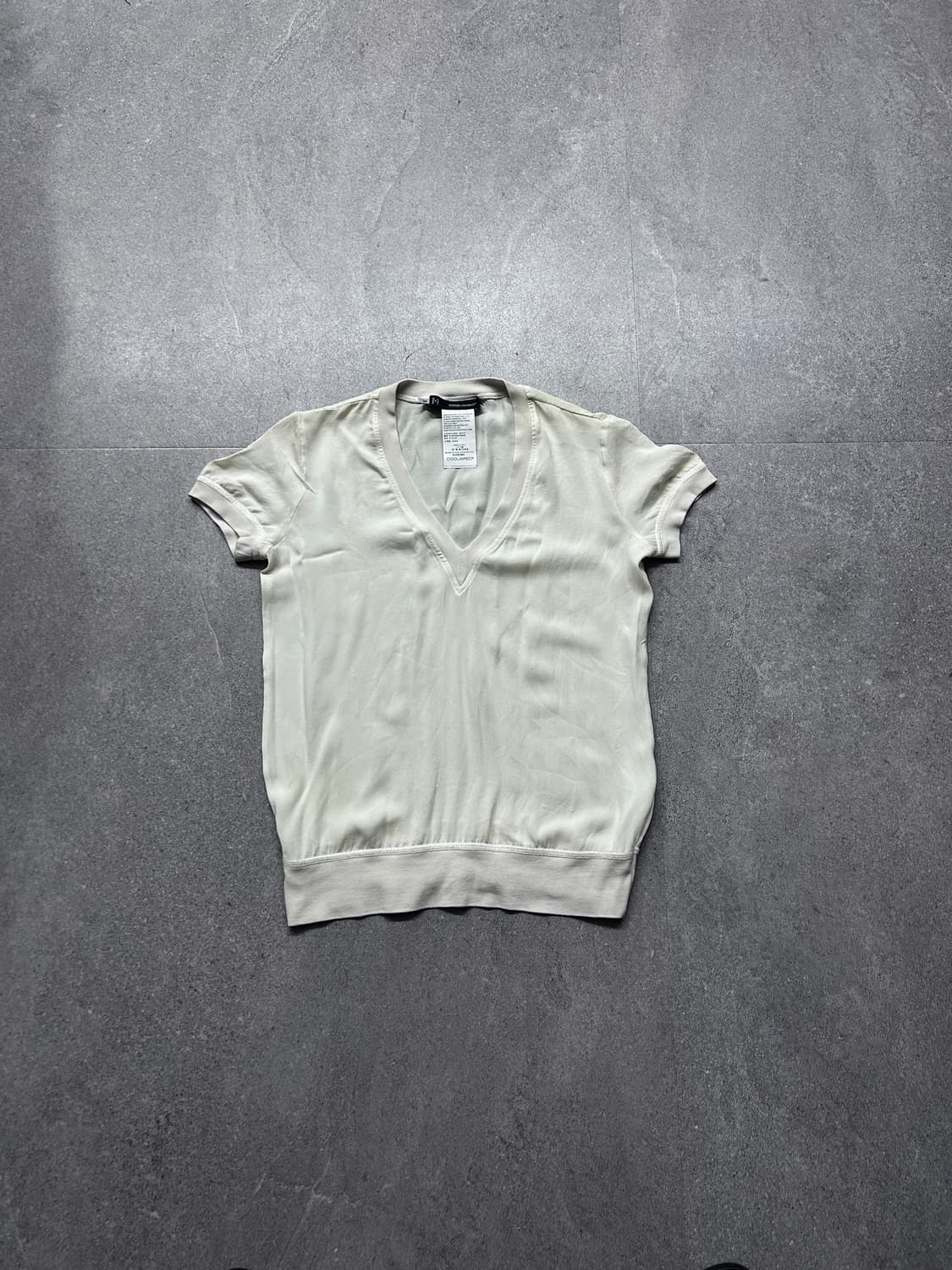 Dsquared2 Silk V-Neck Short Sleeve Top 상품이미지5
