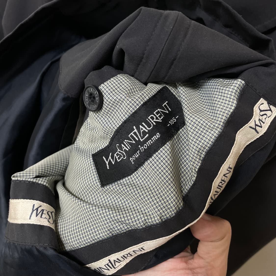 [ XL ] 입생로랑 퓨어 옴므 블루종 바람막이  상품이미지6