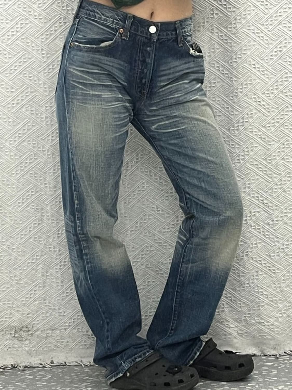 리바이스 501 올드스쿨 빈티지 데님 워싱 팬츠 28인치 C06472 상품이미지1