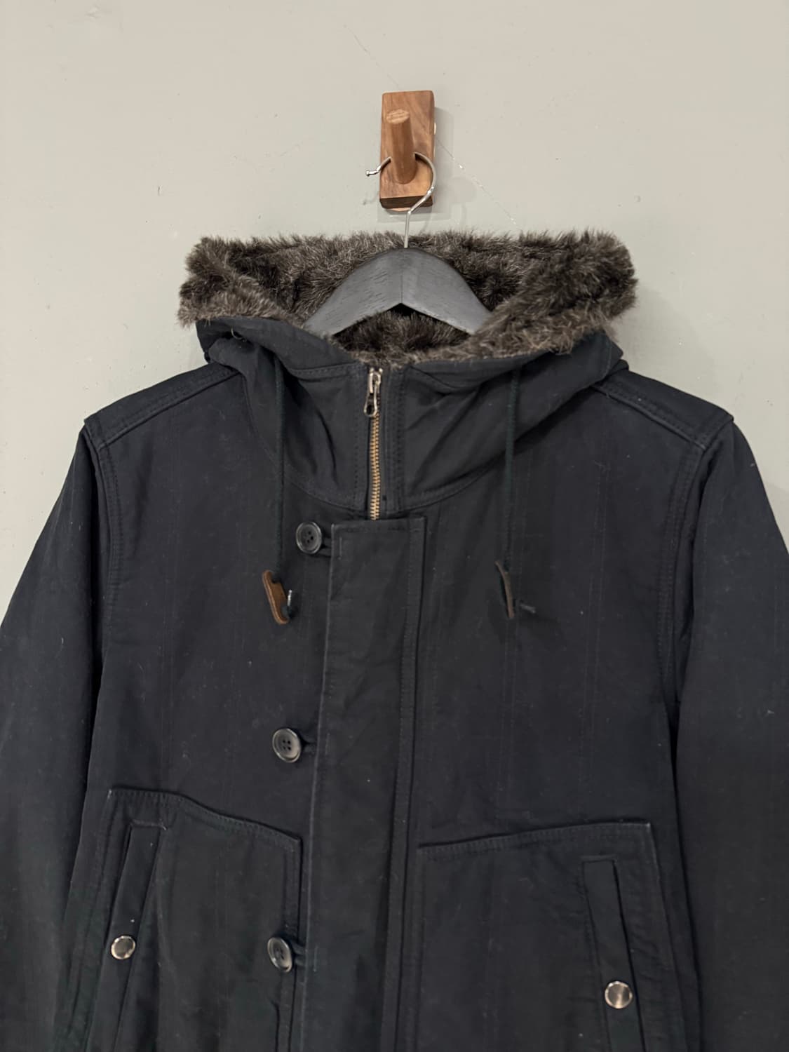 Beams fur trimming n2b cotton jumper 상품이미지7