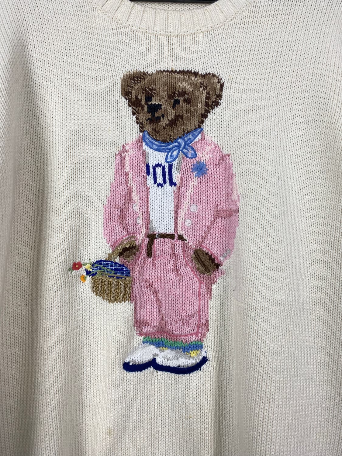 폴로 랄프로렌 피크닉 테디베어 니트 XL <590> 상품이미지3