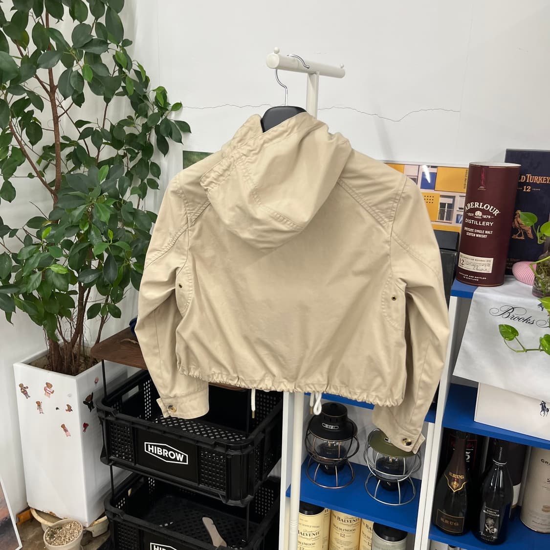 메종키츠네 우먼 크롭 후드자켓 M 상품이미지5