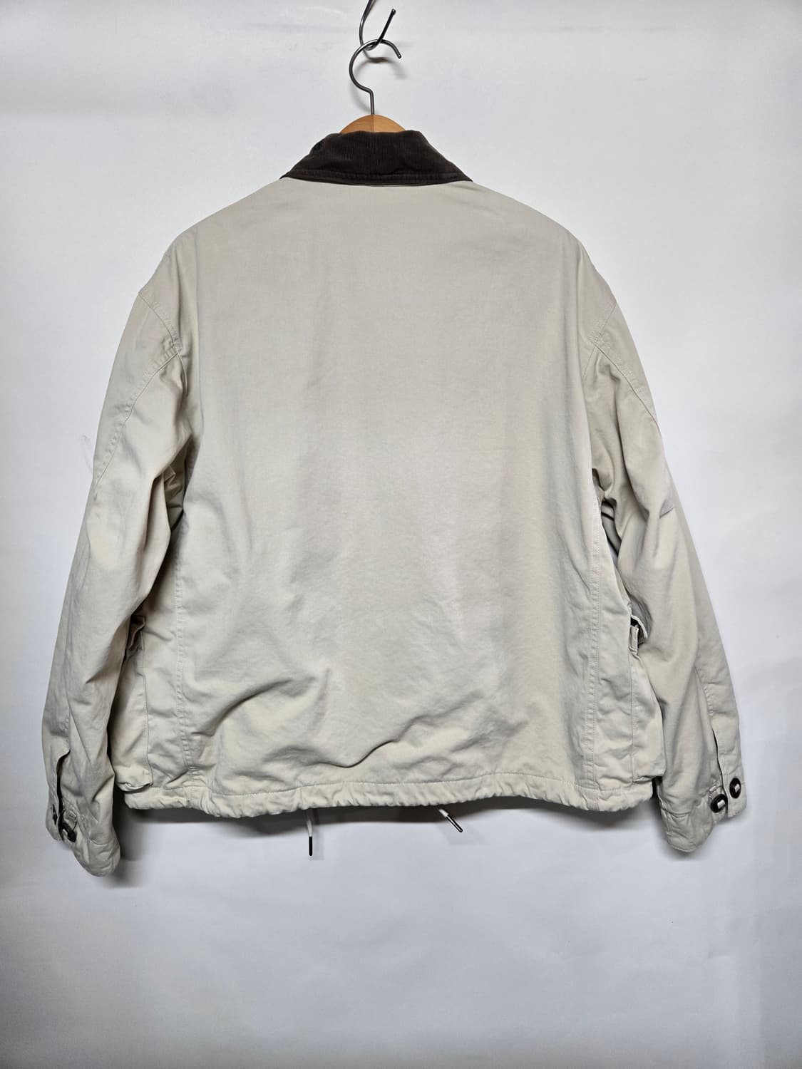 아웃스탠딩 베이지색 코듀로이 카라 자켓 2 상품이미지3