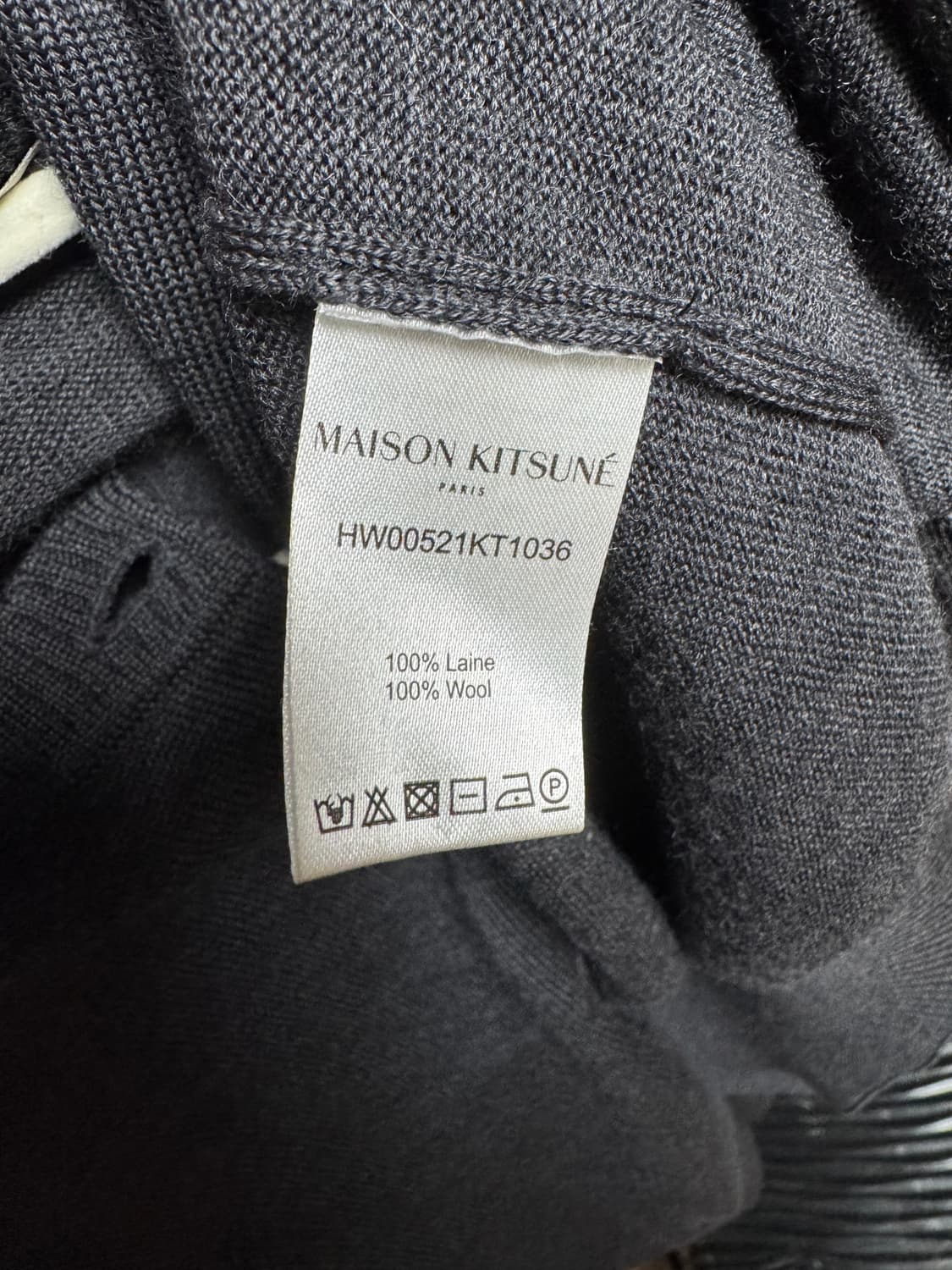 [XS] 메종키츠네 폭스헤드 울 가디건 상품이미지5