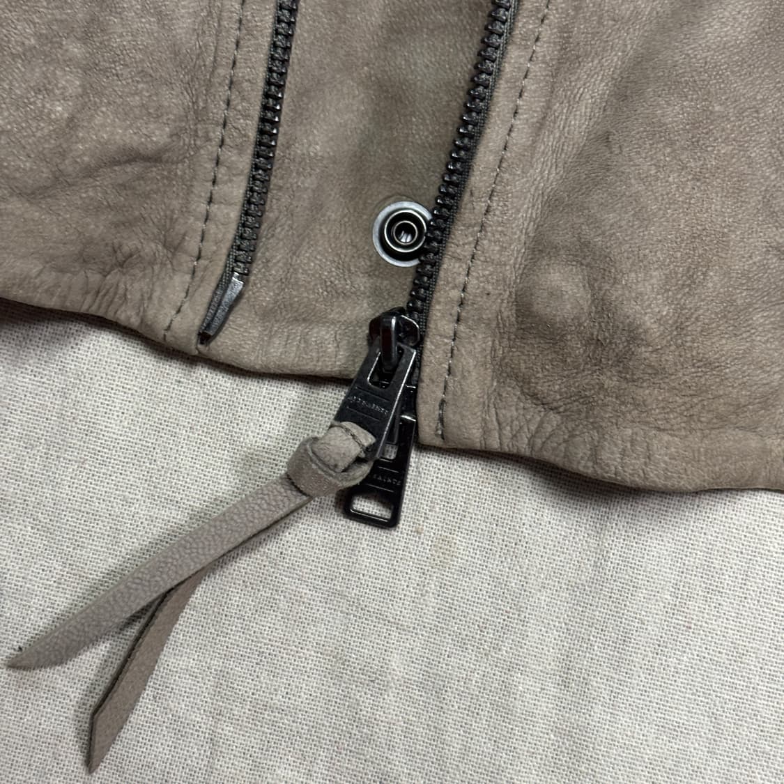 올세인츠 켄지 양가죽 스웨이드 바이커 자켓 M 상품이미지4