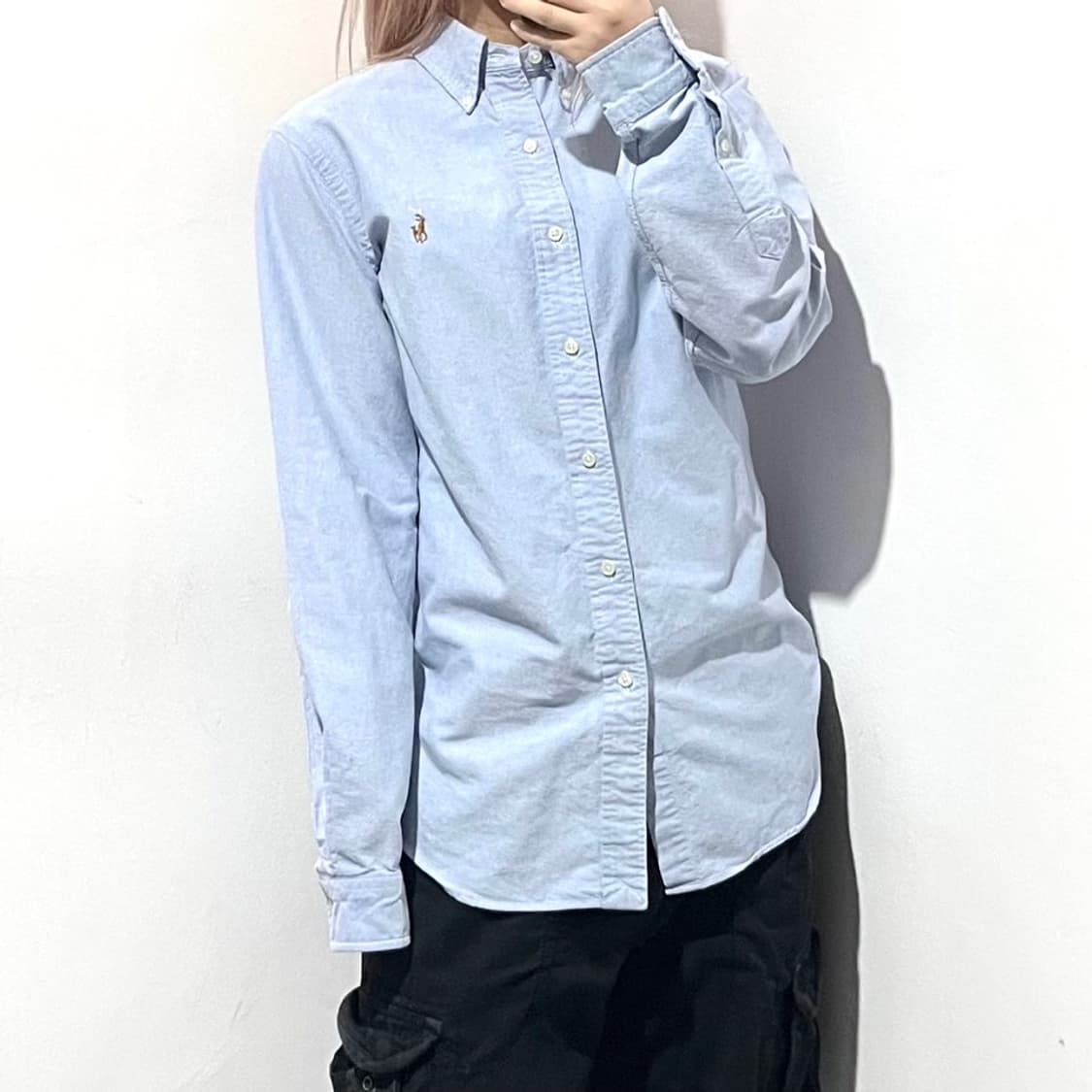 폴로 랄프로렌 솔리드 셔츠 상품이미지1