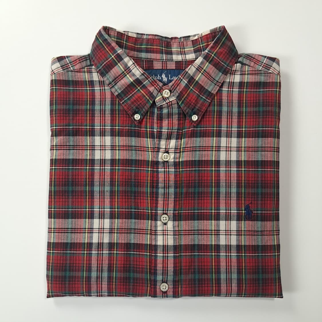 CJ189 2XL 폴로 인도판 클래식 마드라스체크 반팔 셔츠 남방 상품이미지7