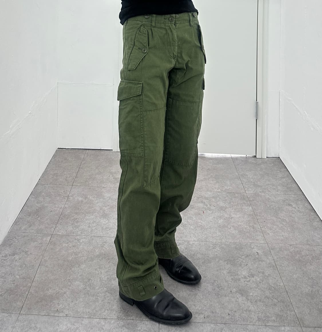 Back Number Khaki Strap Pants 상품이미지3