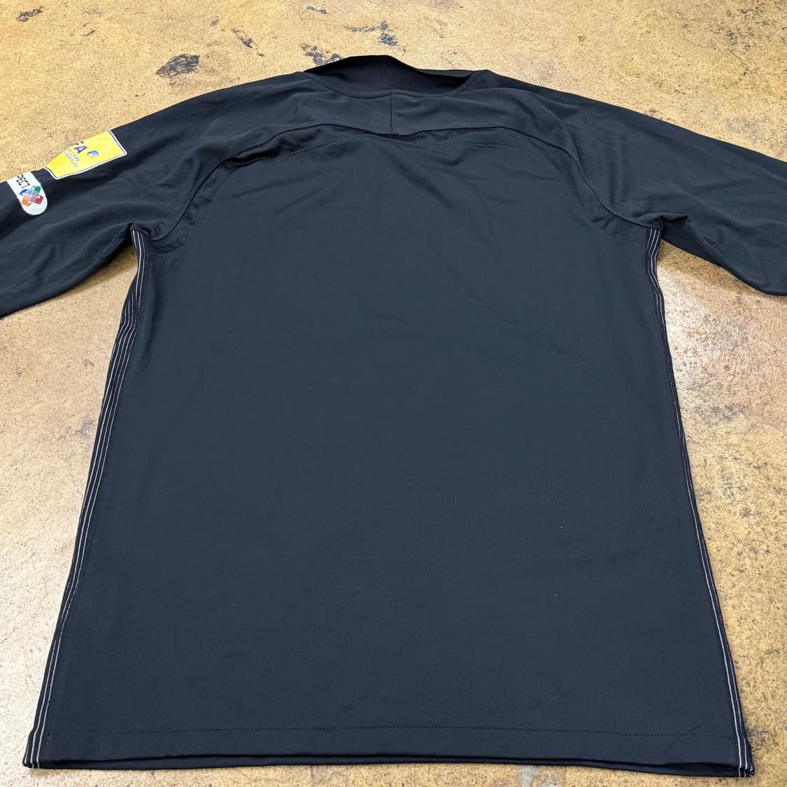 [정품/M] 나이키 KFA 심판 유니폼 블랙 카라 긴팔 티셔츠 b14 상품이미지4