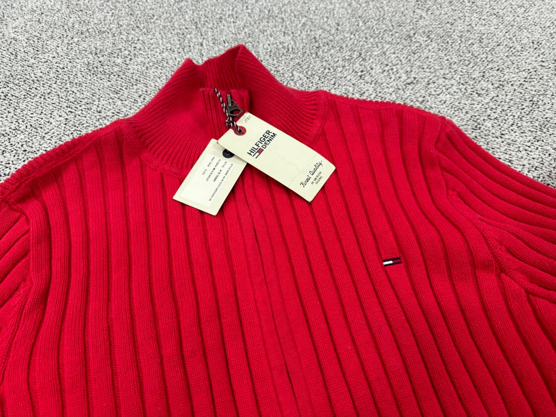 [새상품] 타미힐피거 골지 니트집업 상품이미지3