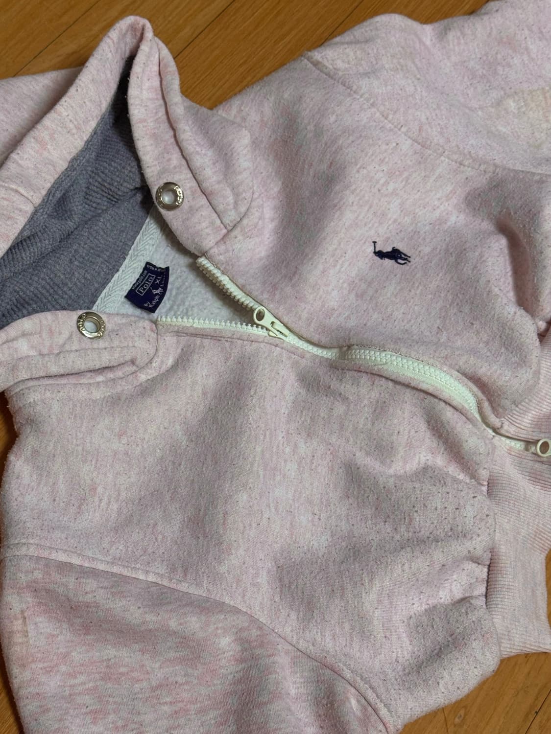 국내유일매물) 폴로 정품 딸기우유 커스텀 후드집업 상품이미지1